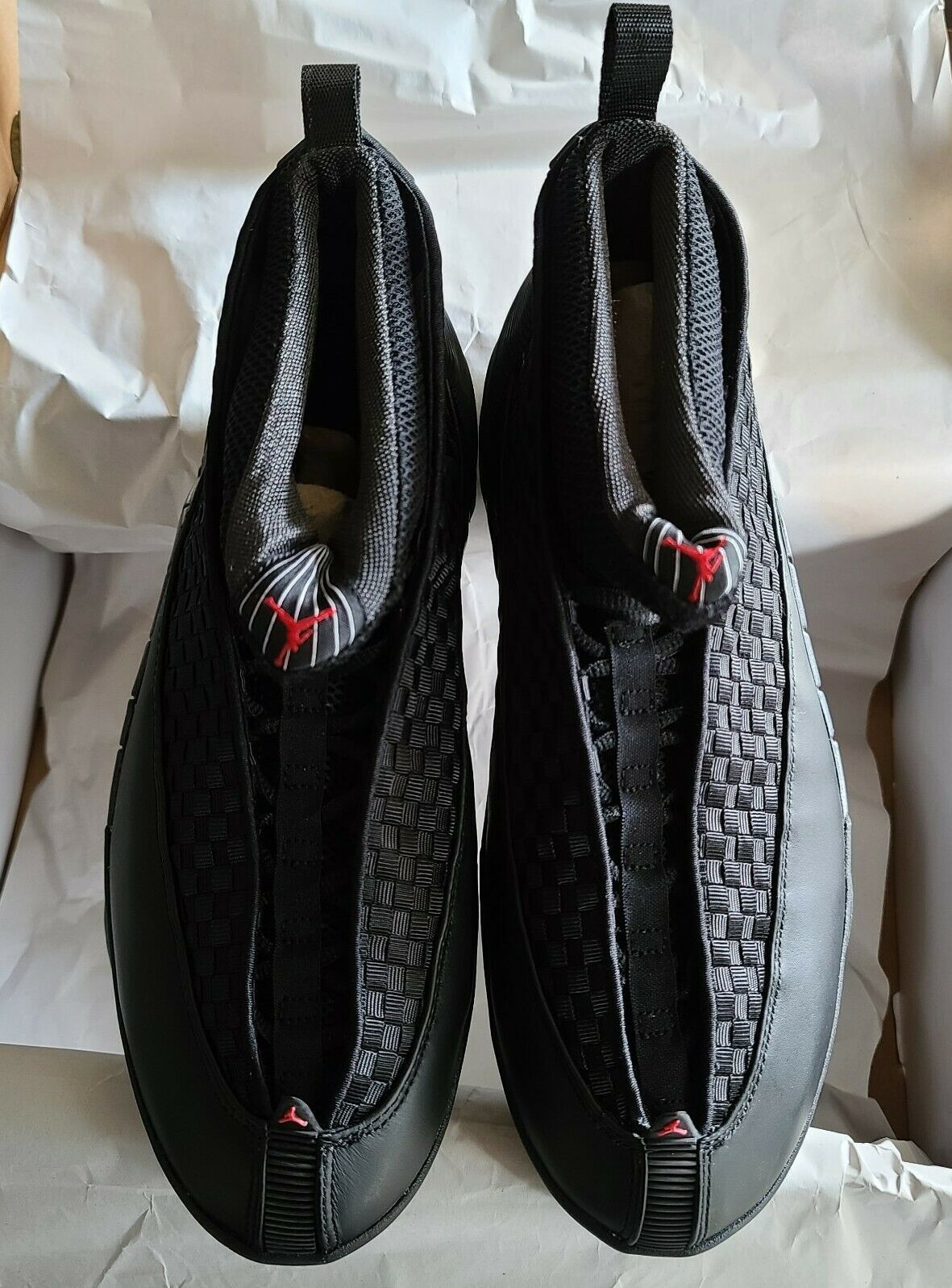Jordan Brand Nike Air Jordan 15 (XV) Black / Varsity Red Size US 10.5 / EU 43-44 - 4 Thumbnail