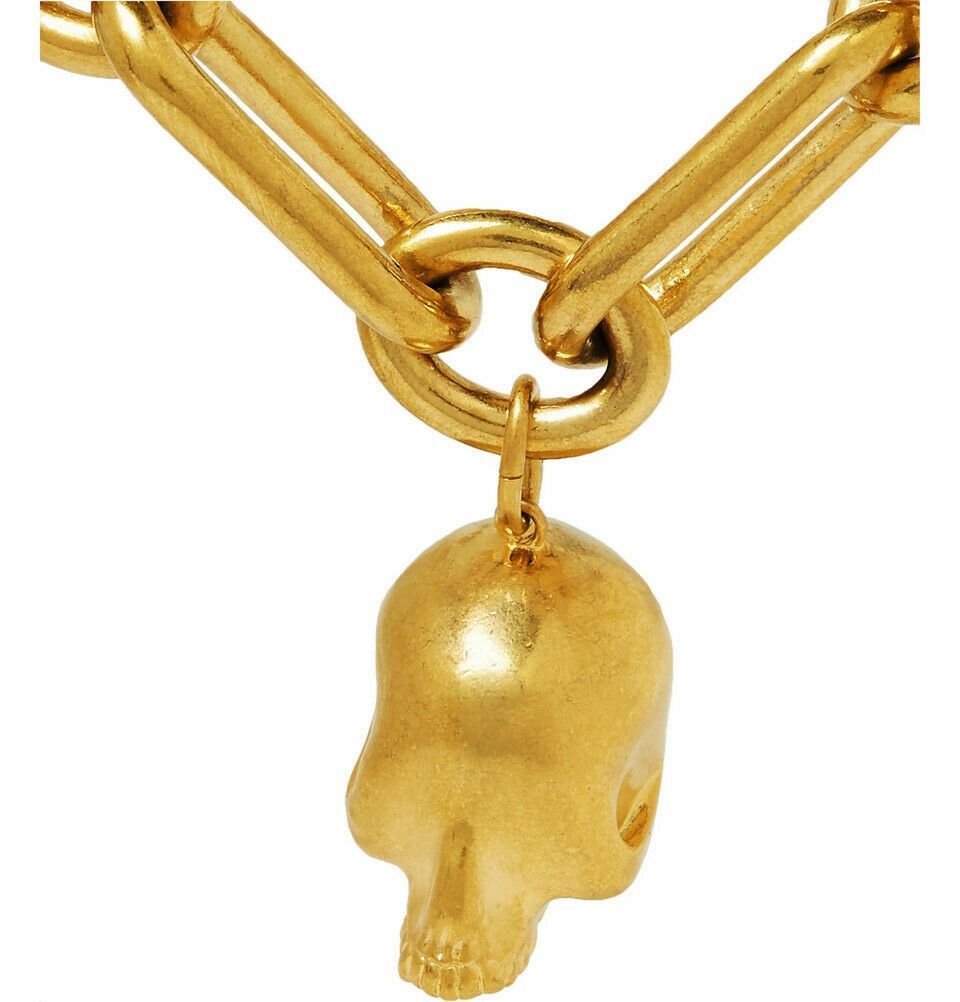 Undercover Skull Gold-Tone Chain Bracelet Dead Hermits Japan — view 4