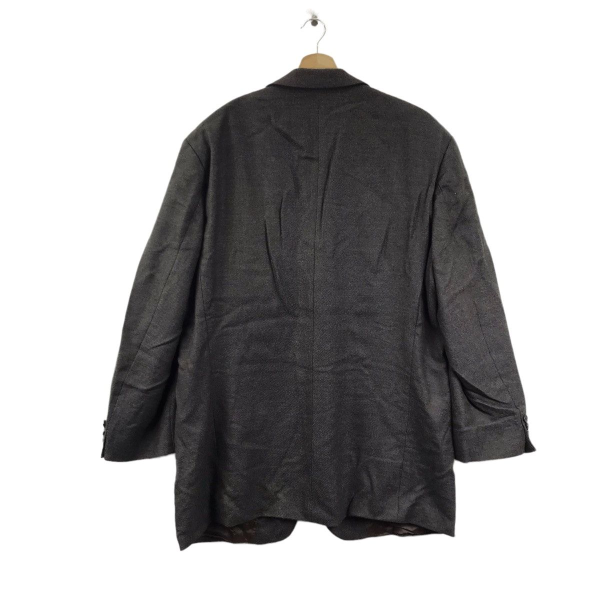 Hugo Boss HUGO BOSS Grey Plain Blazer Coat Jacket Size US L / EU 52-54 / 3 - 7 Thumbnail