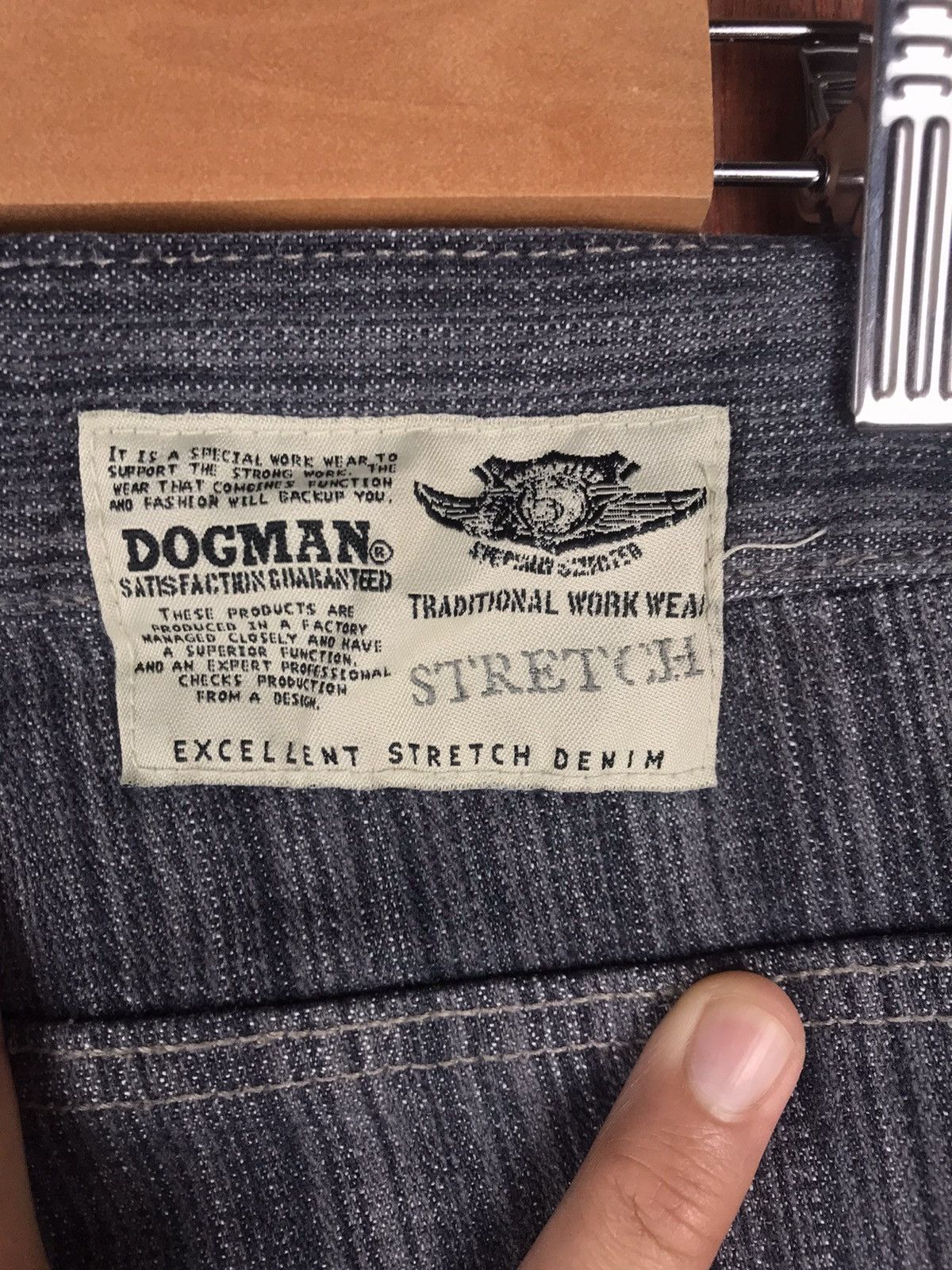 Japanese Brand Dogman japan Multipocket Denim cargo Pants #3934 Size US 31 - 6 Thumbnail