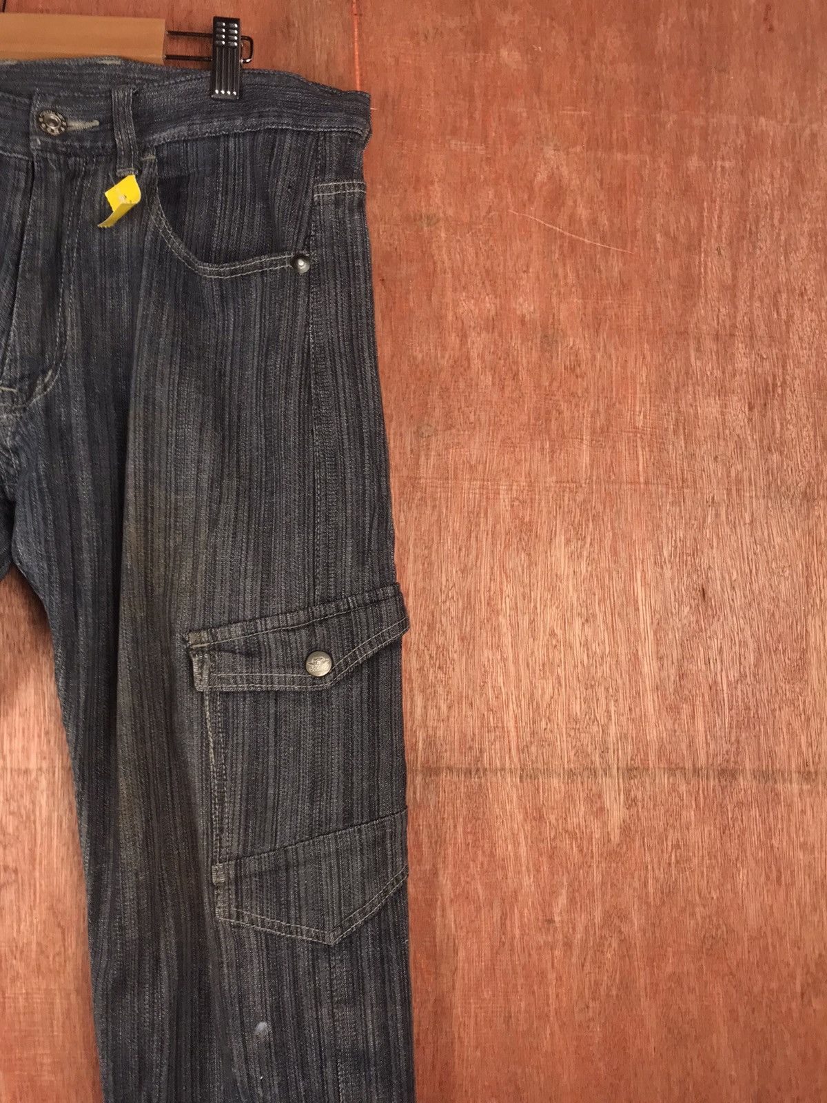 Japanese Brand Dogman japan Multipocket Denim cargo Pants #3934 Size US 31 - 3 Thumbnail