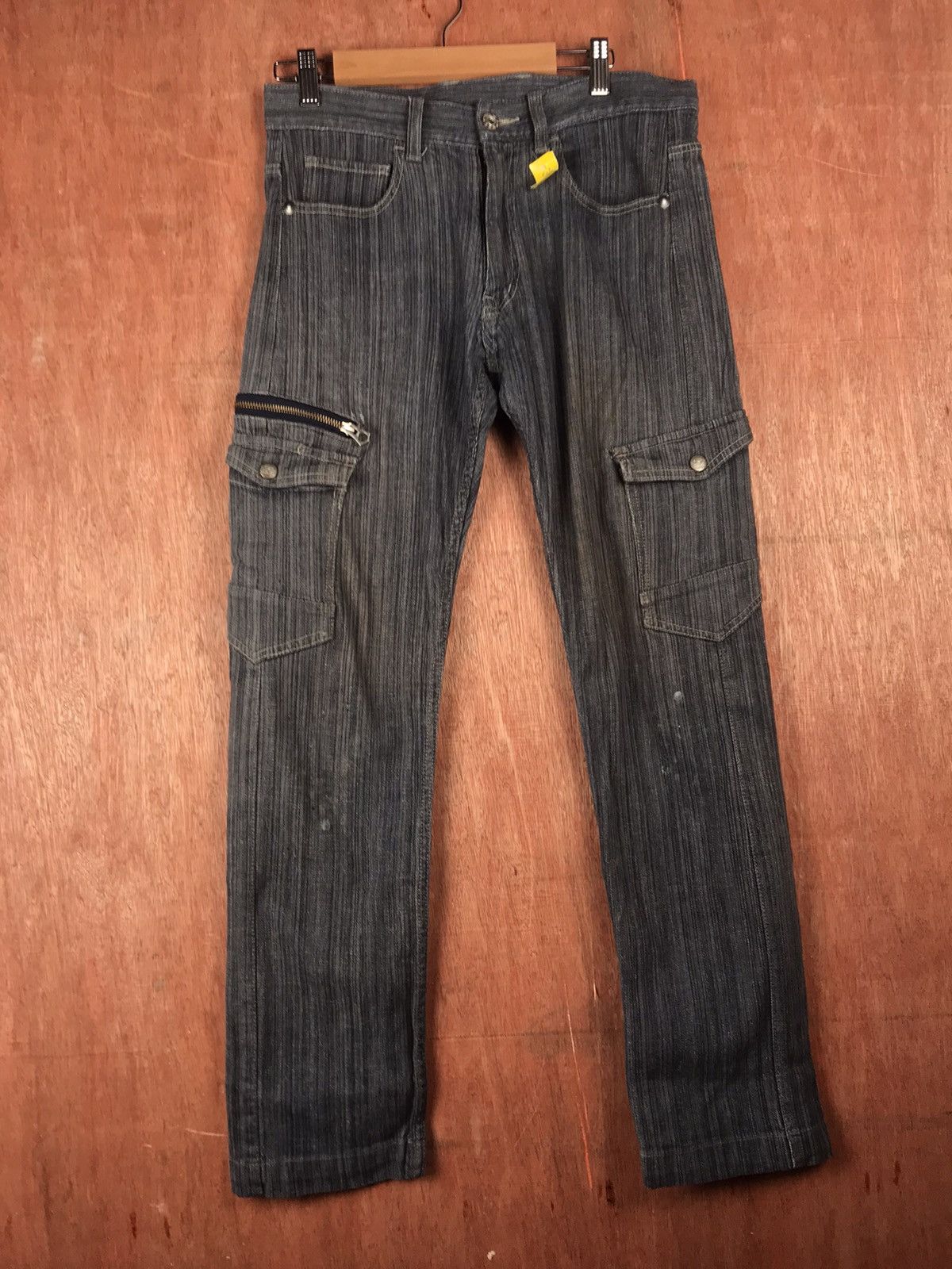 Japanese Brand Dogman japan Multipocket Denim cargo Pants #3934 Size US 31 - 1 Thumbnail