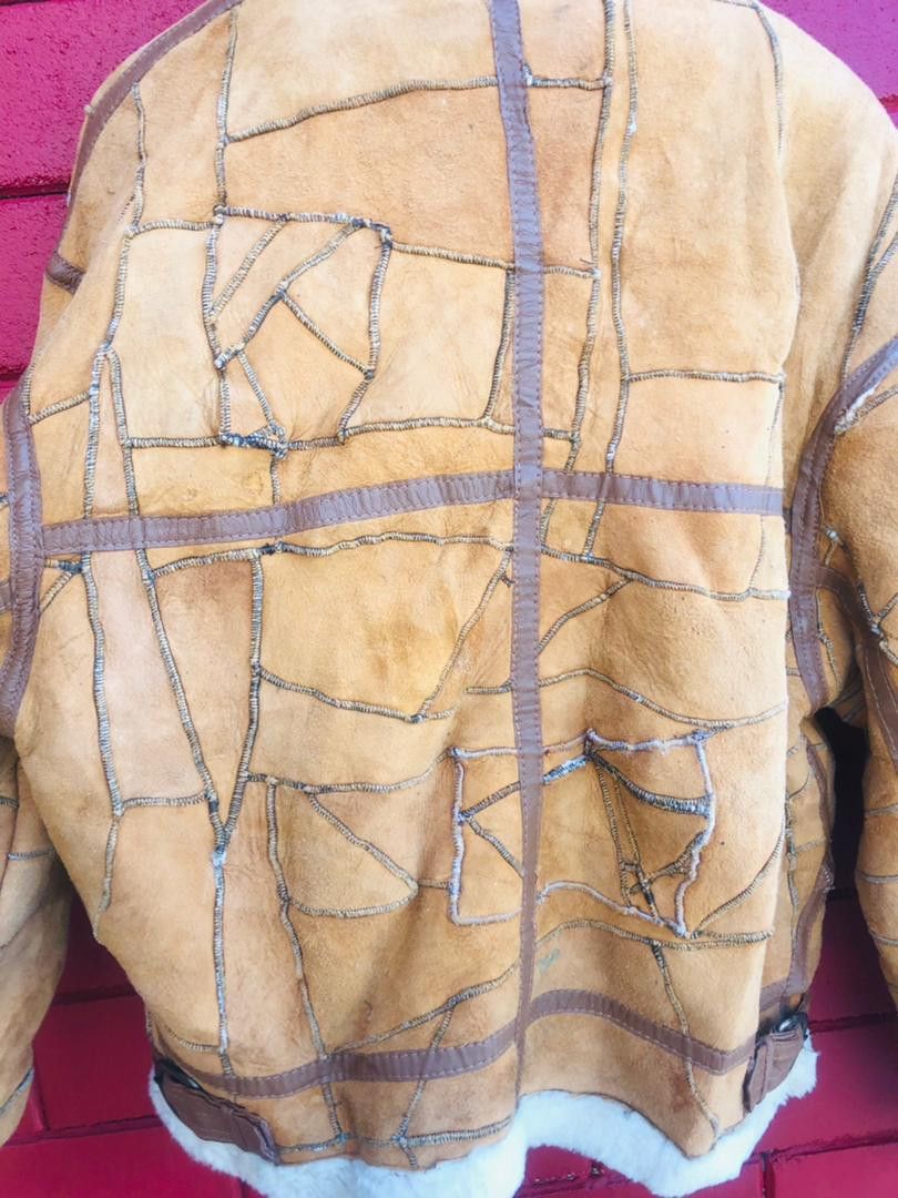 Japanese Brand × Vintage Vintage Yakuza Leather Jacket Designed Fashion Style Size US L / EU 52-54 / 3 - 11 Thumbnail