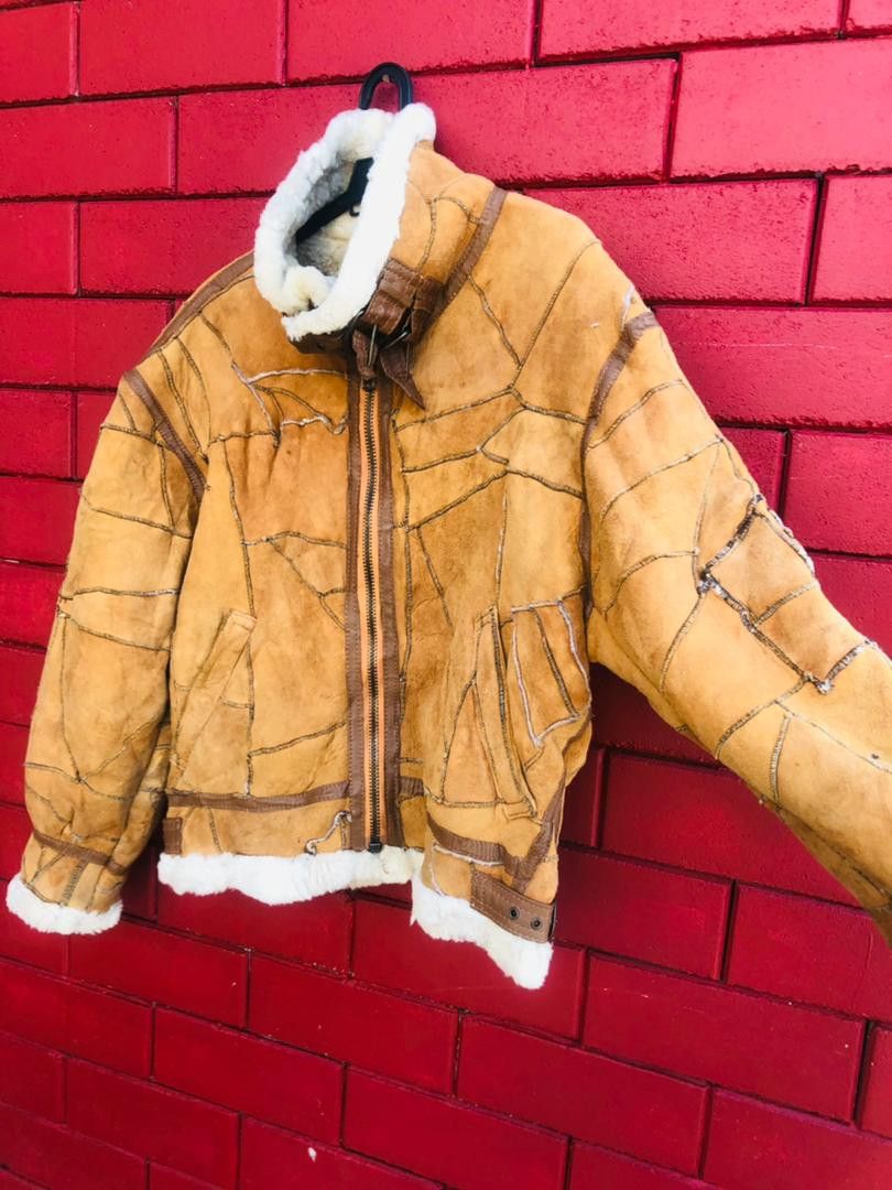 Japanese Brand × Vintage Vintage Yakuza Leather Jacket Designed Fashion Style Size US L / EU 52-54 / 3 - 5 Thumbnail