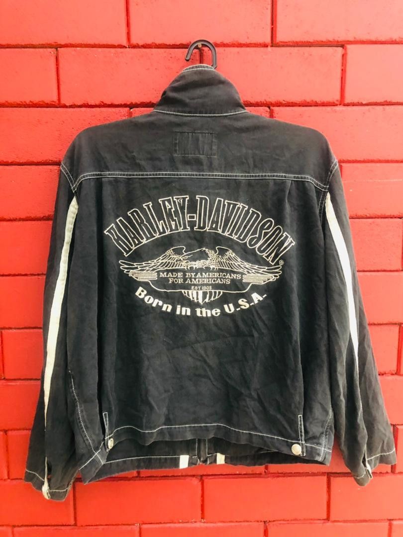 Harley Davidson × Japanese Brand × Vintage Vintage Harley Davidson Motorcycle Fashion Style Jacket Size US M / EU 48-50 / 2 - 2 Thumbnail