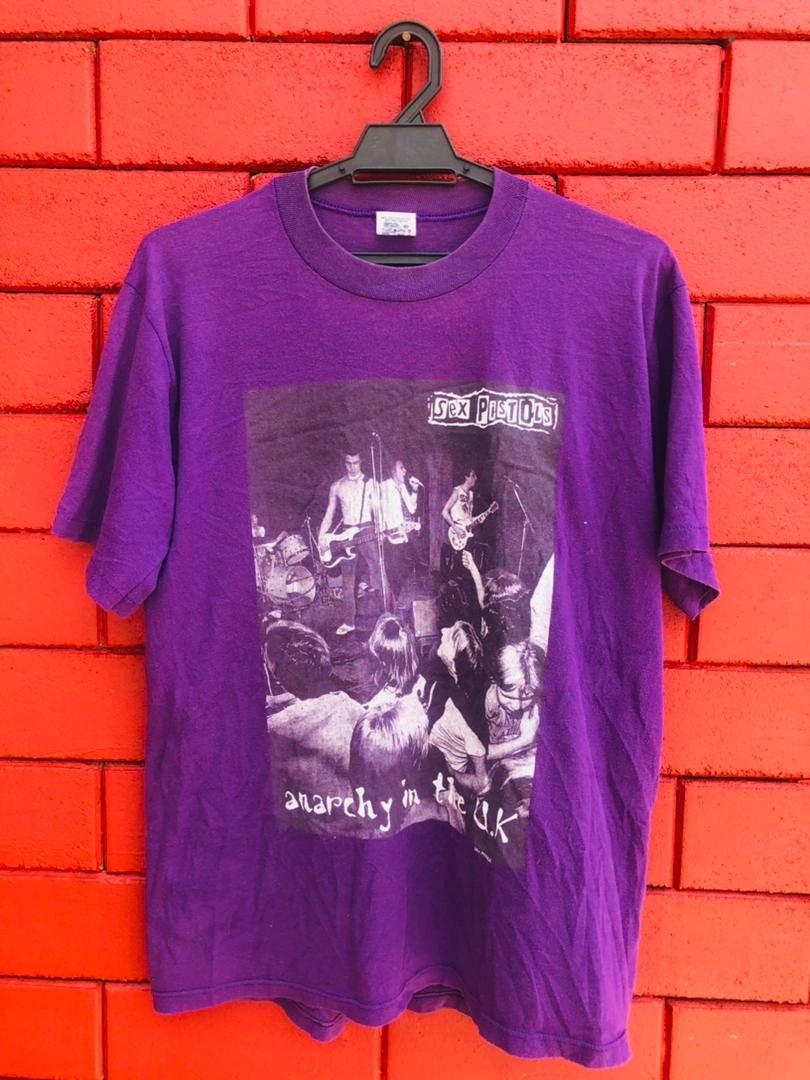 Band Tees × Vintage Vintage Sex Pistols Band Music Gig Jamming Shirt Size US M / EU 48-50 / 2 - 1 Thumbnail