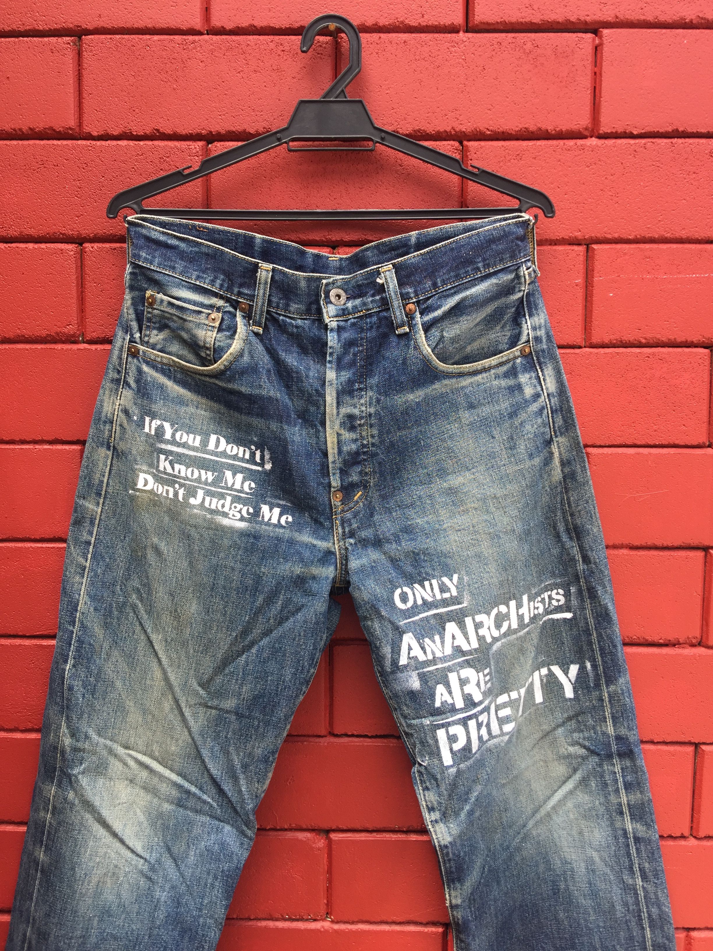 Levi's Vintage Clothing × Vintage Vintage Levis Big E Travis Scott Fashion Style Denim Size US 31 - 3 Thumbnail