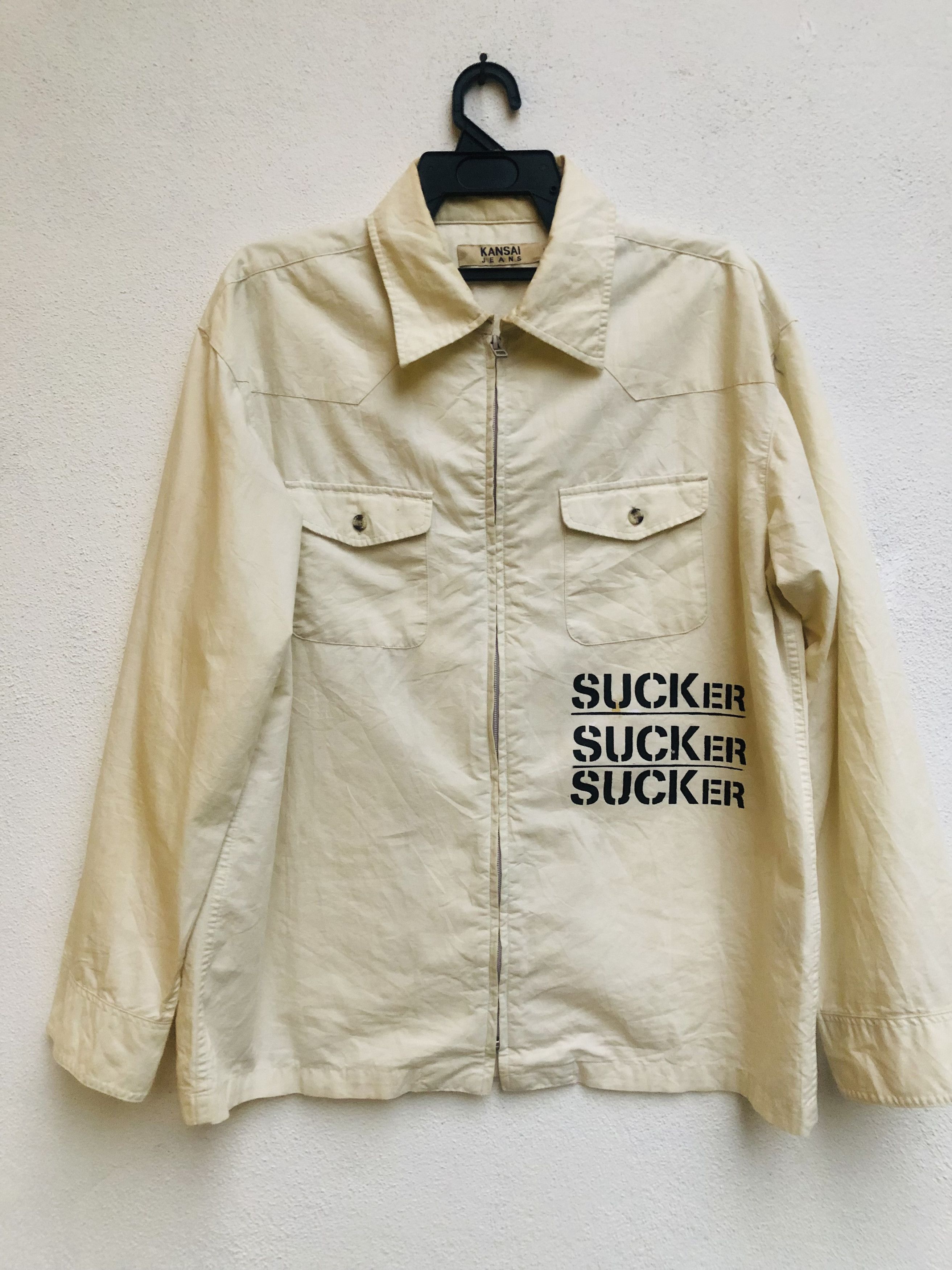 Japanese Brand × Vintage Vintage Kansai Yamamoto Designed Fashion Style Shirt Size US L / EU 52-54 / 3 - 1 Thumbnail