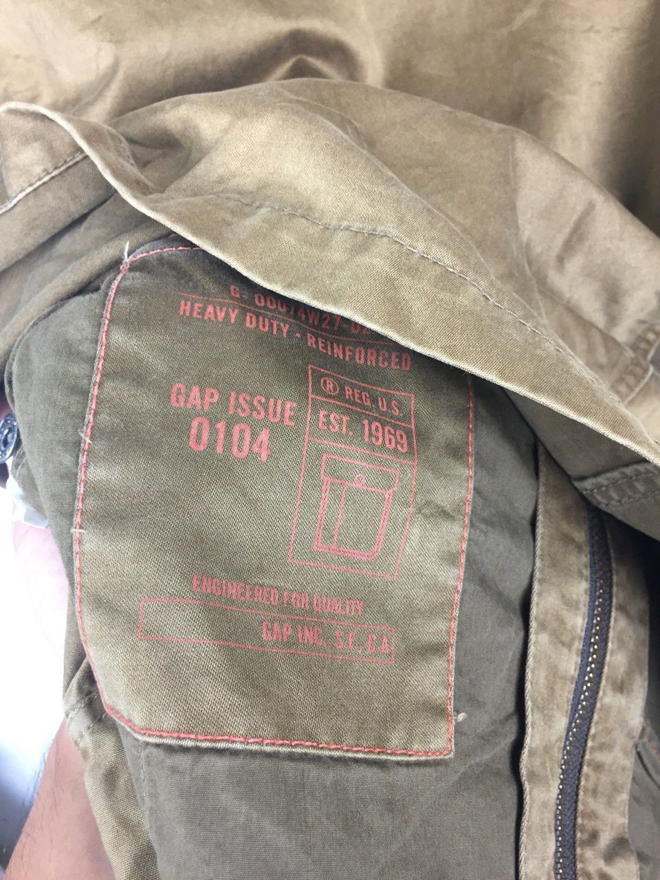Gap Vintage Gap Military Garments Work Jacket Size US M / EU 48-50 / 2 - 6 Thumbnail