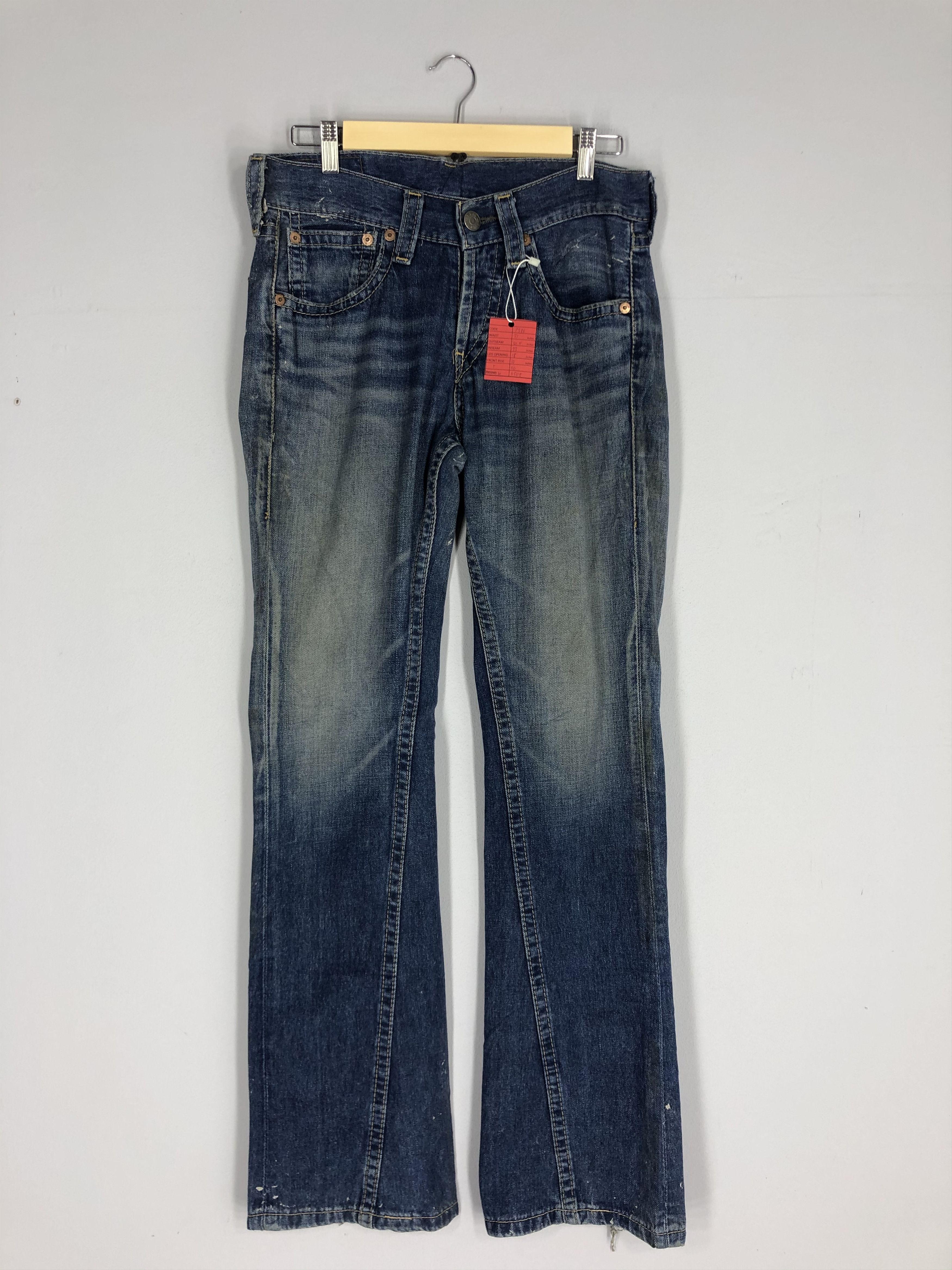 Vintage Levi's 907 Blue Stone Wash Jean Bootcut Jean