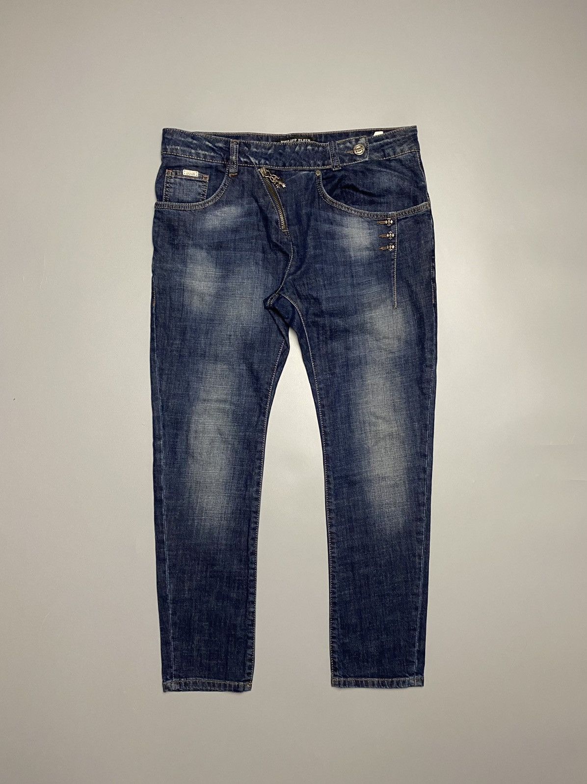 00s archive PHILIPP PLEIN SKULL denim