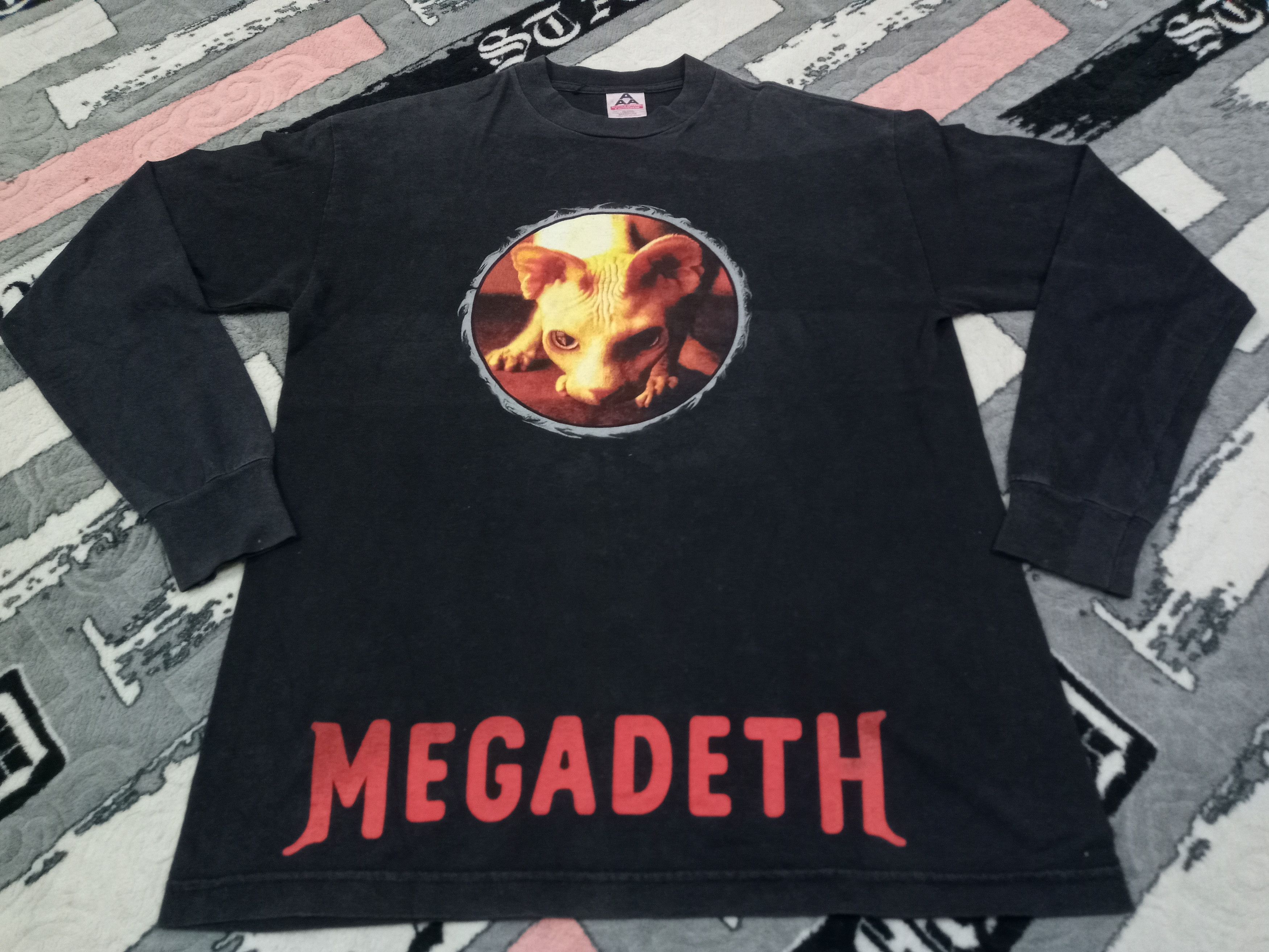 Vintage Megadeth band t shirt