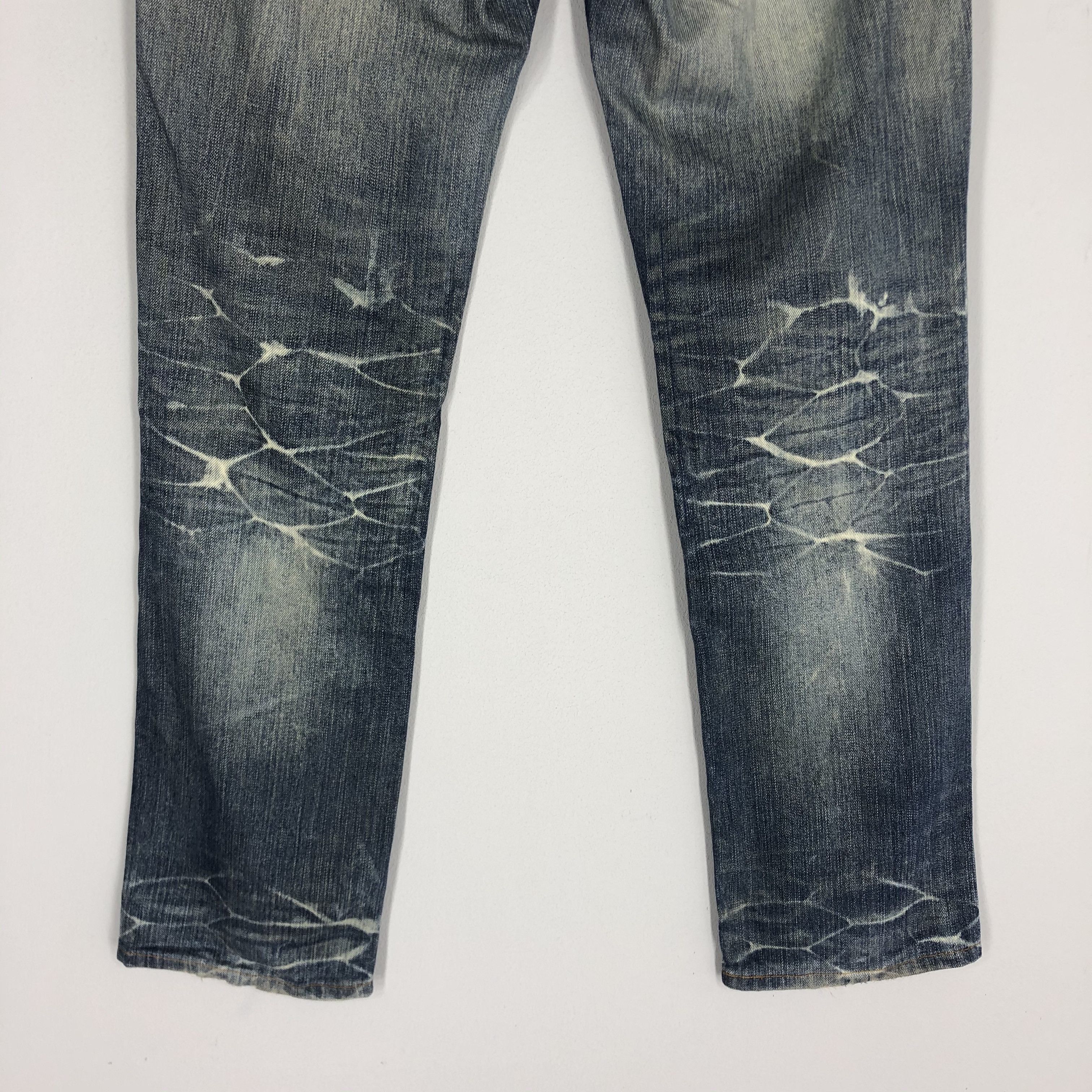 Distressed Lee Cooper Stone Washed Denim Ripped Jean