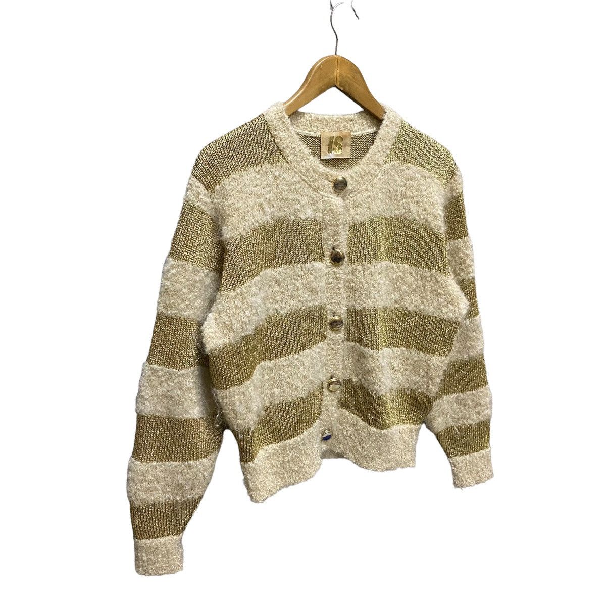 Issey Miyake × Japanese Brand × Tsumori Chisato RARE Issey Miyake IS novice cardigan chungky stripped knit Size M / US 6-8 / IT 42-44 - 3 Thumbnail