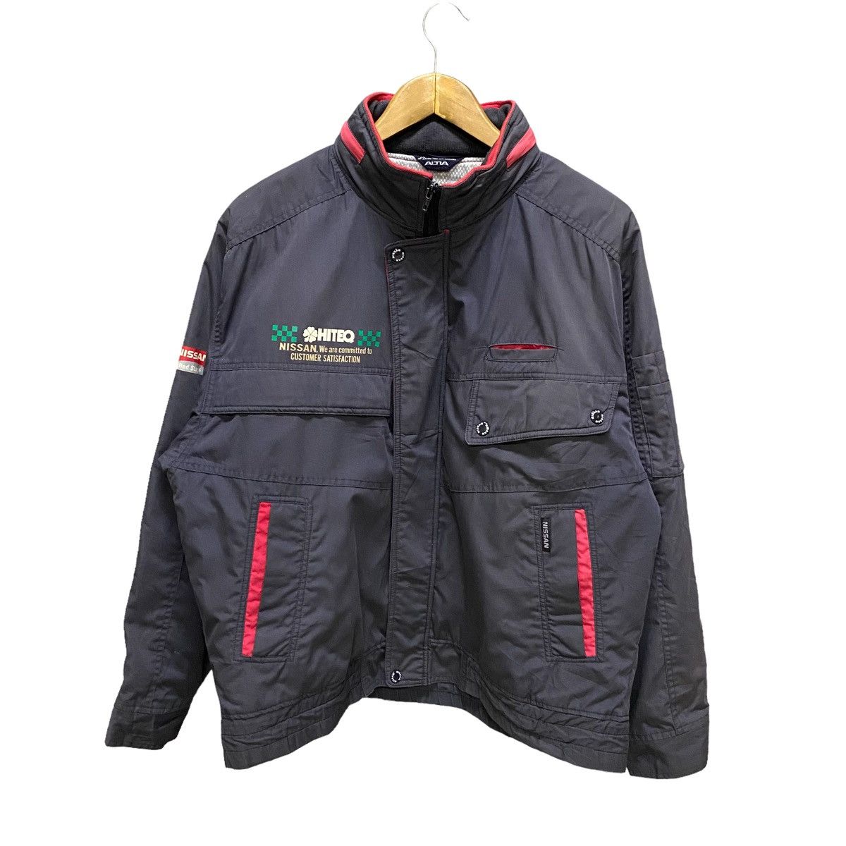 Japanese Brand × Sports Specialties × Vintage Vintage Nissan hiteq work jacket Size US L / EU 52-54 / 3 - 2 Thumbnail
