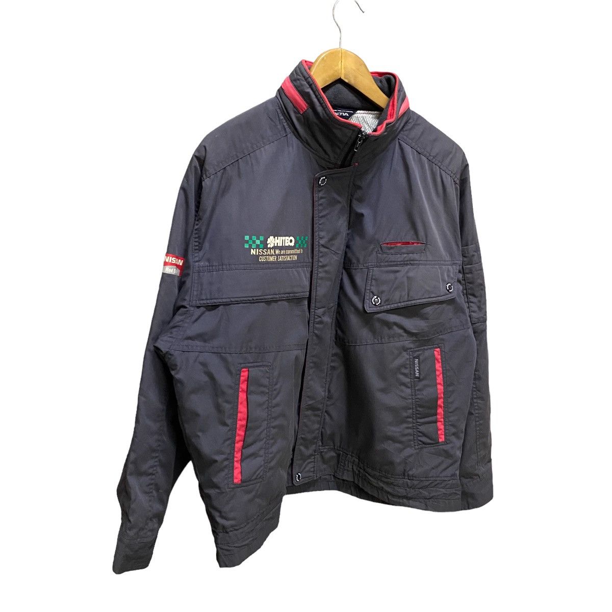 Japanese Brand × Sports Specialties × Vintage Vintage Nissan hiteq work jacket Size US L / EU 52-54 / 3 - 4 Thumbnail