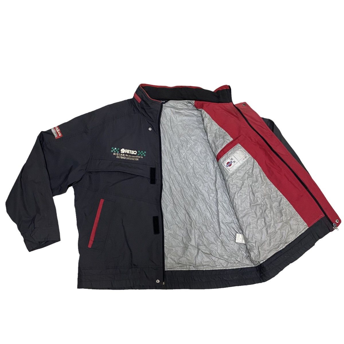 Japanese Brand × Sports Specialties × Vintage Vintage Nissan hiteq work jacket Size US L / EU 52-54 / 3 - 6 Thumbnail