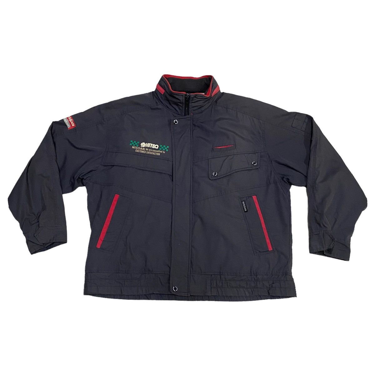 Japanese Brand × Sports Specialties × Vintage Vintage Nissan hiteq work jacket Size US L / EU 52-54 / 3 - 5 Thumbnail