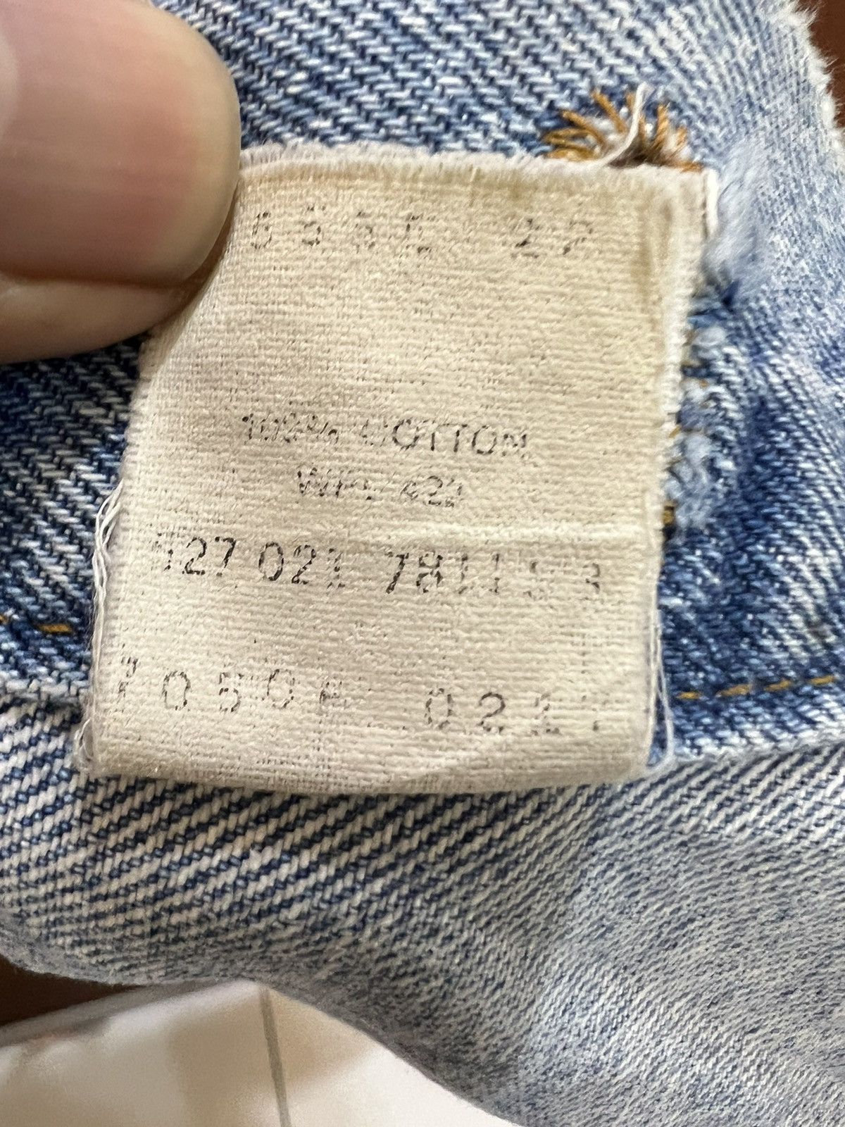 Levi's Vintage Custom Kurt Cobain Made in USA Denim Jacket Size US L / EU 52-54 / 3 - 16 Thumbnail