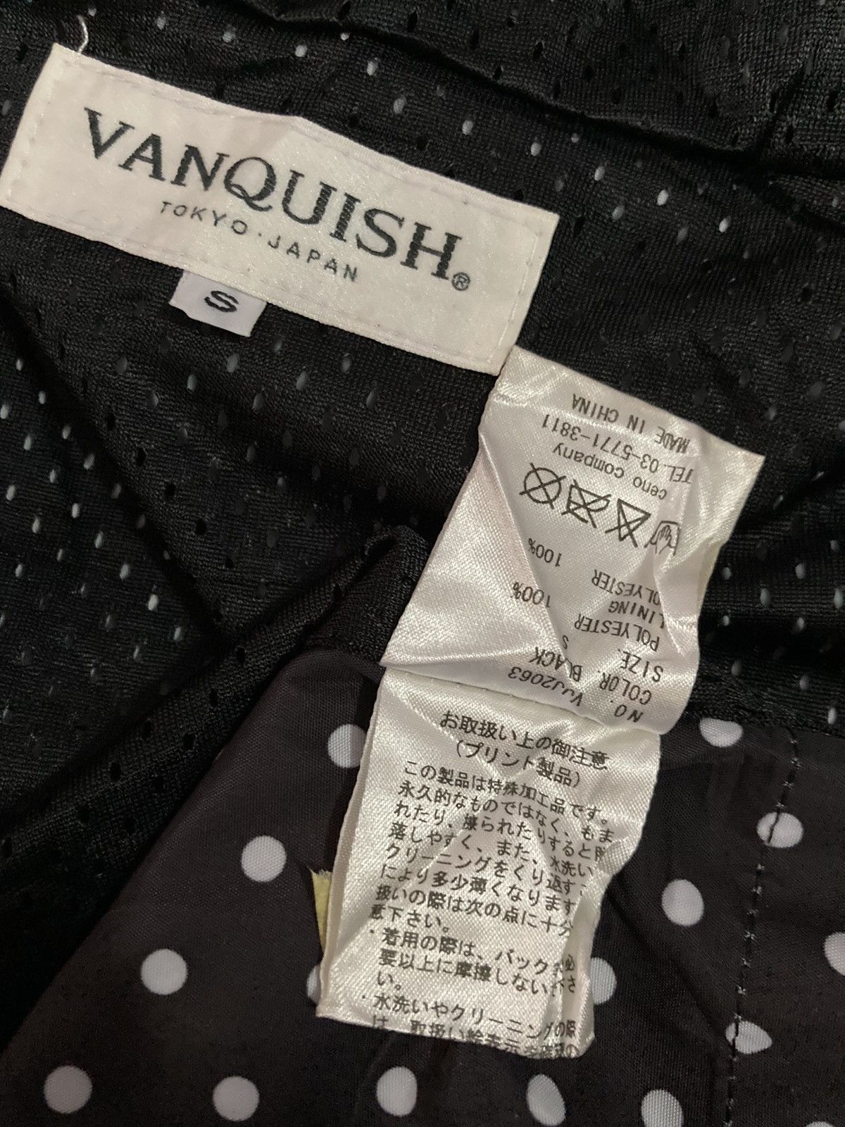 Japanese Brand × Vanquish Vanquish Tokyo Japan Polka Dot Jacket Size US S / EU 44-46 / 1 - 7 Thumbnail