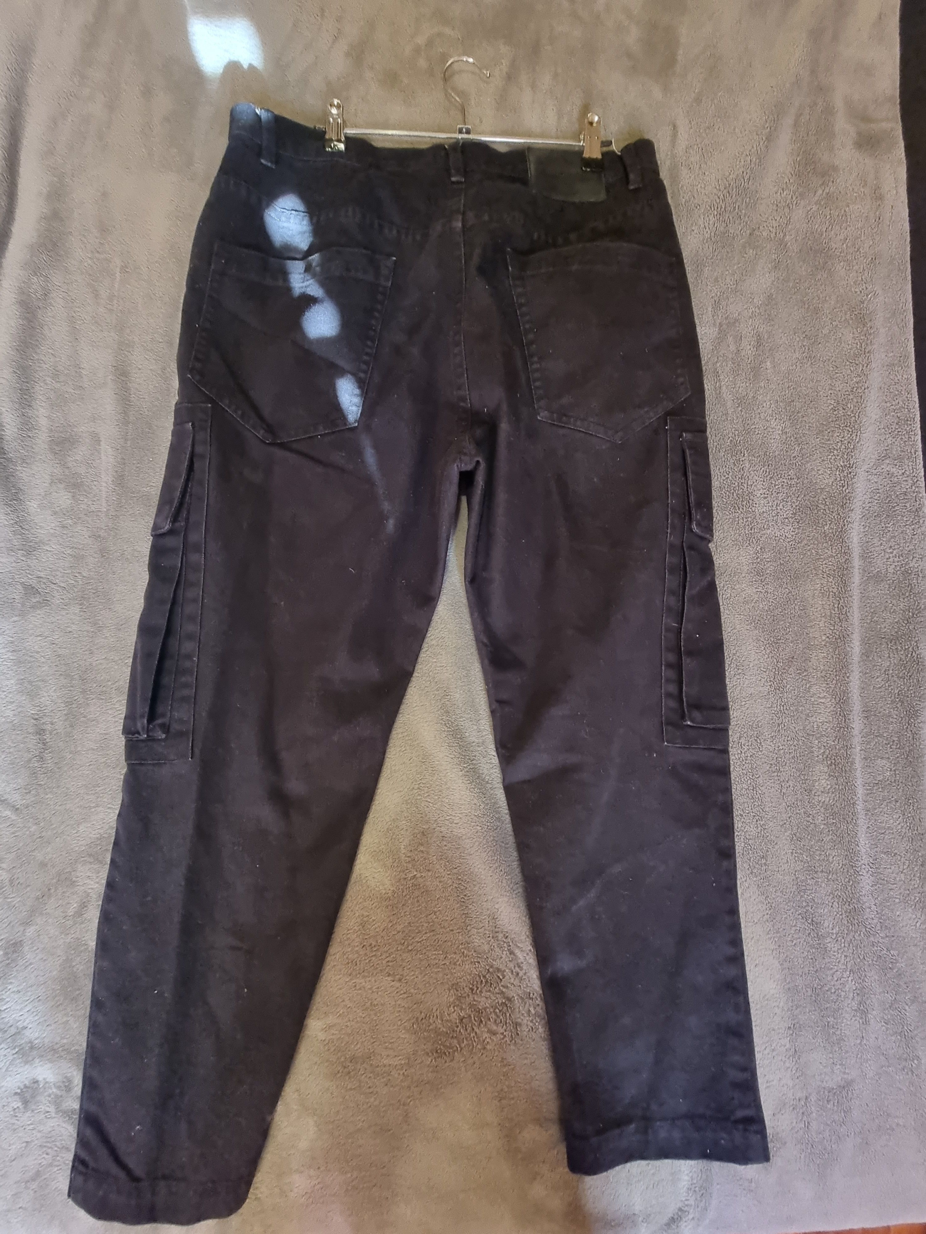 image of Helmut Lang Cargo Trousers in Black, Men's (Size 31)