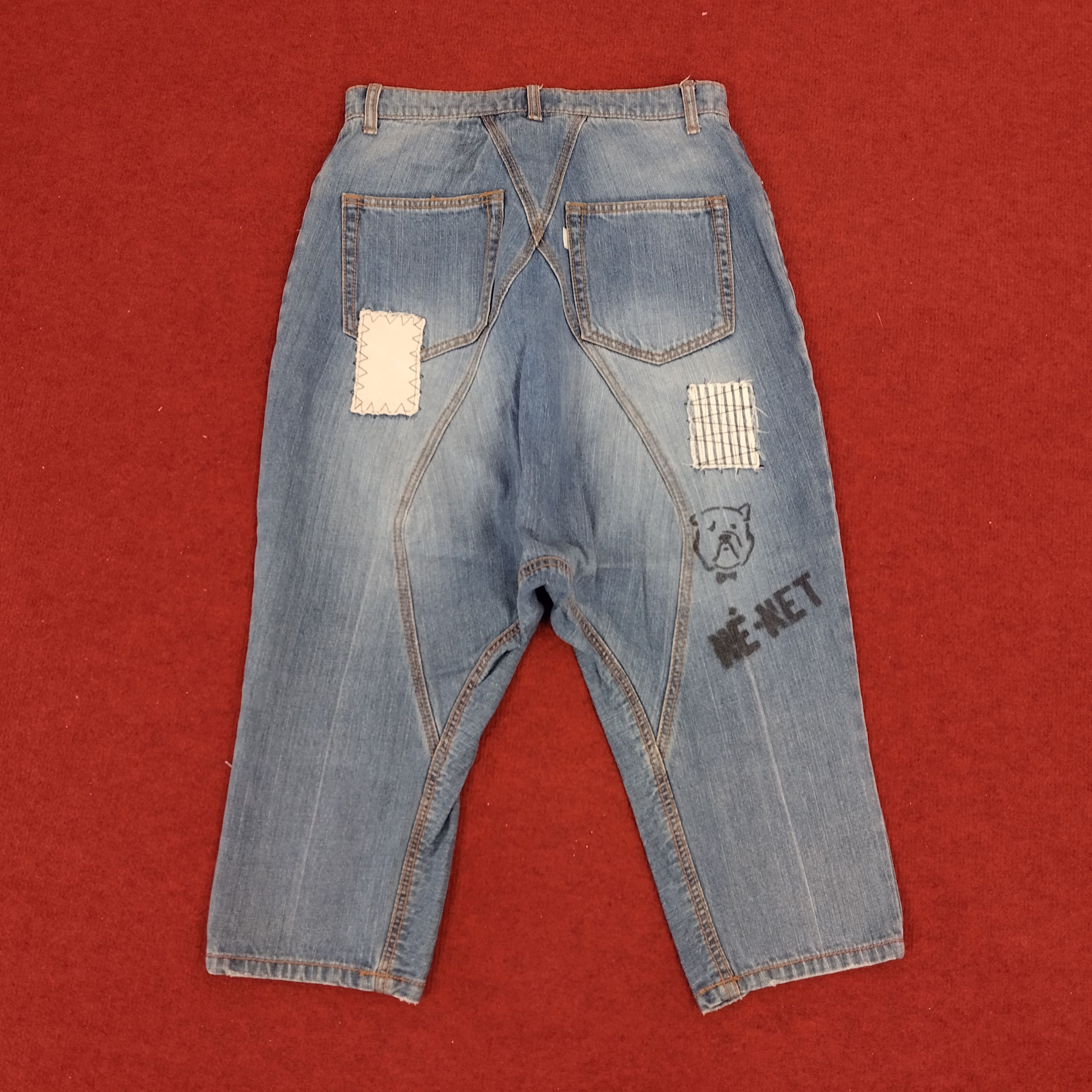 Issey Miyake Ne-Net Japanese Designer Brand Rare Fashion Style Jeans Size US 30 / EU 46 - 2 Thumbnail