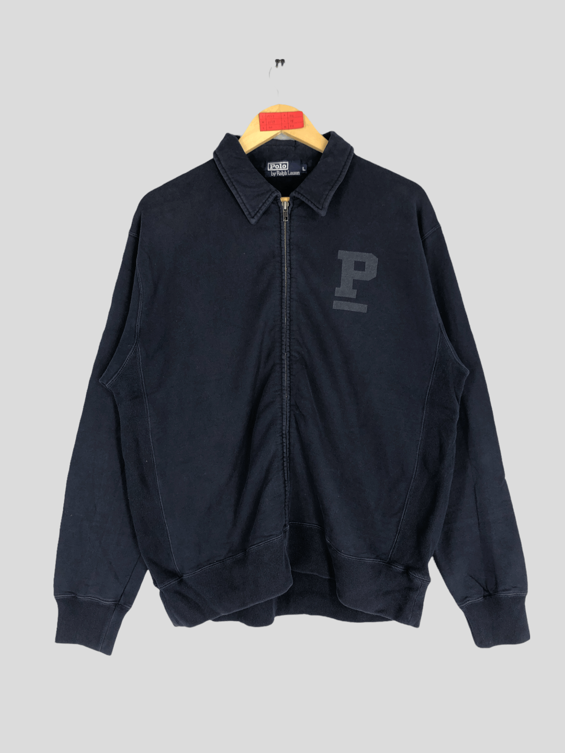 Vintage Polo Ralph Lauren Zipper Sweater P Logo