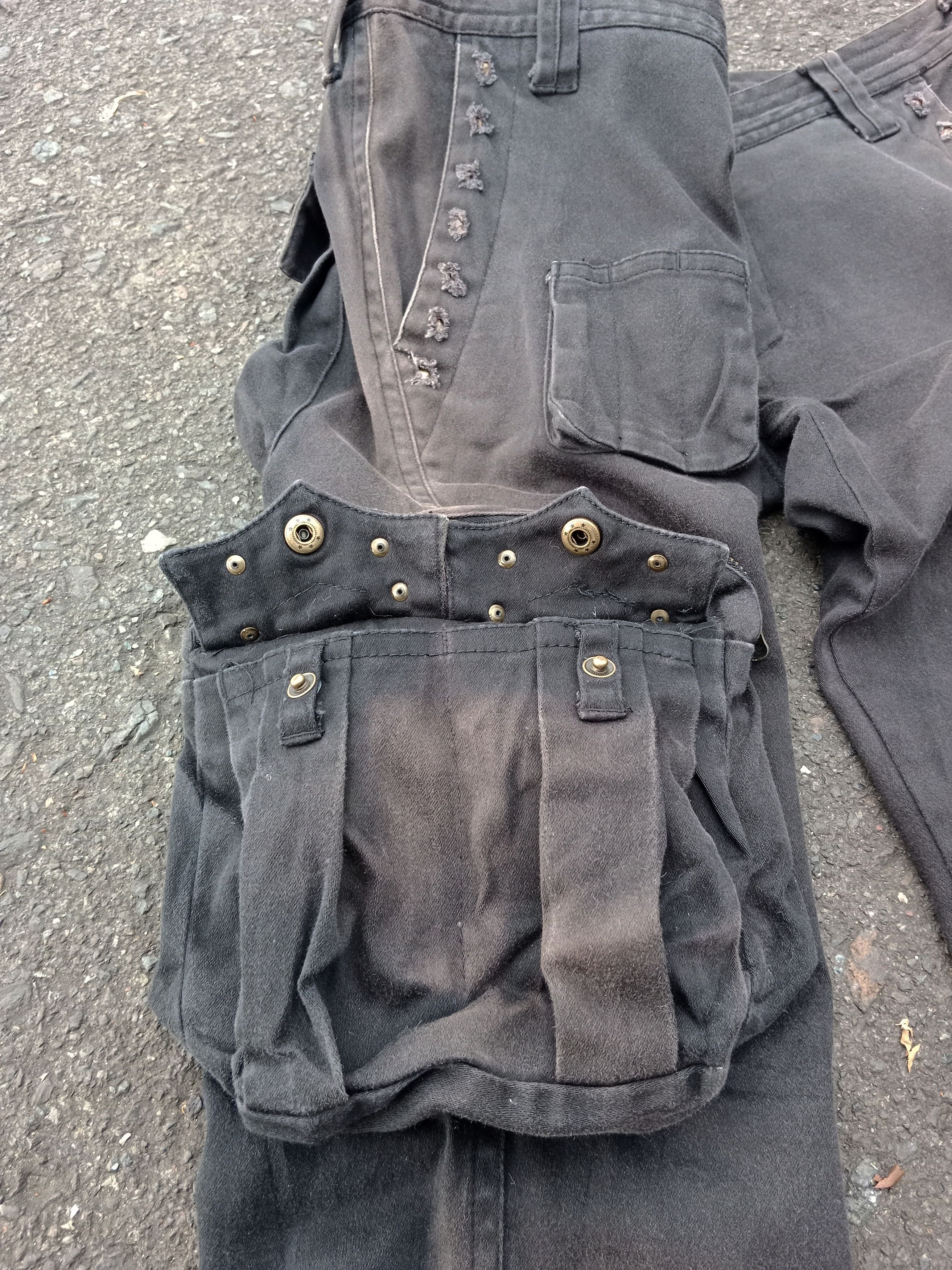 Vintage RARE 🎌🇯🇵 Semantic Design Sunfaded 3D Pockets Cargo Size US 32 / EU 48 - 8 Thumbnail