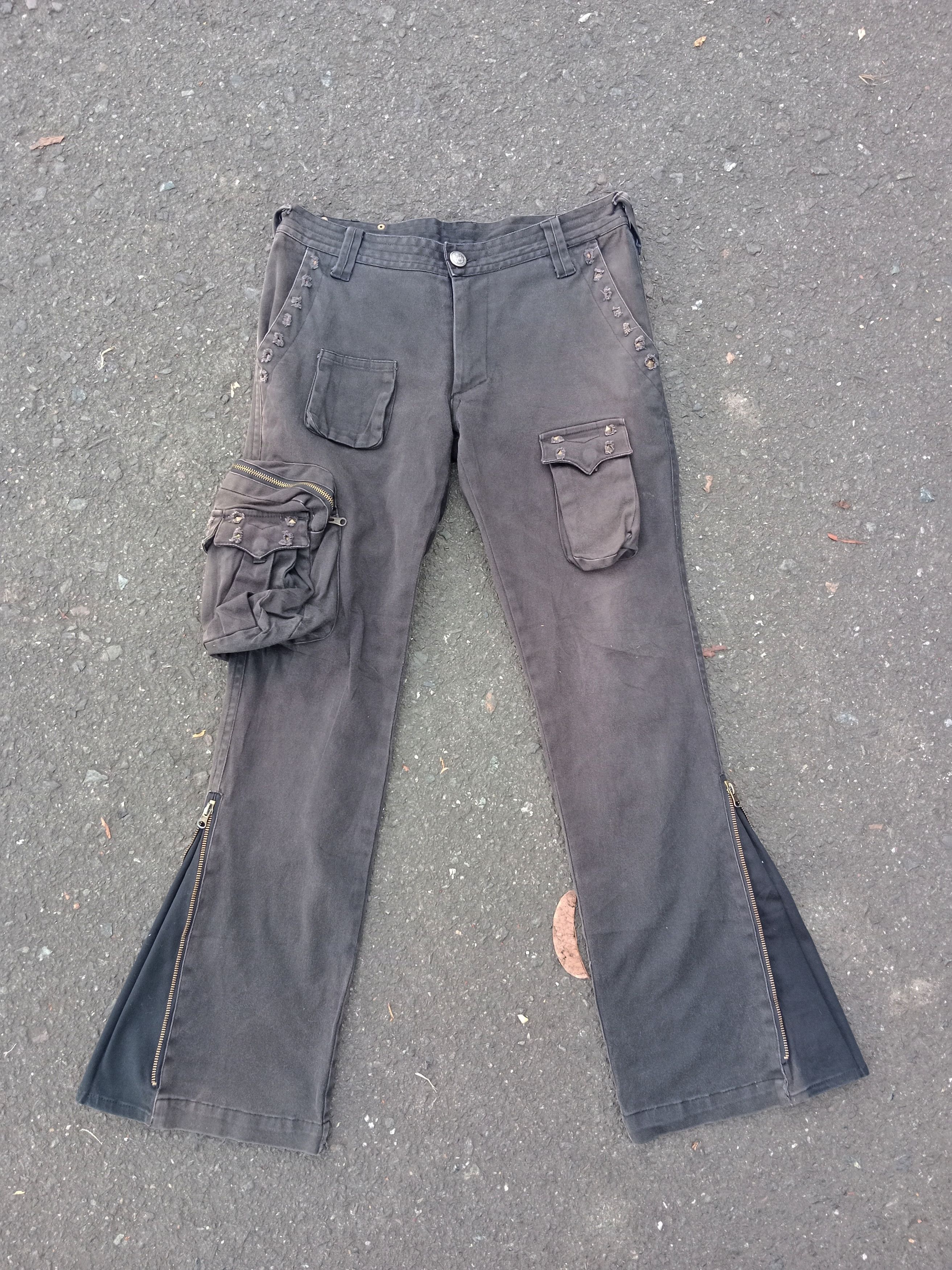Vintage RARE 🎌🇯🇵 Semantic Design Sunfaded 3D Pockets Cargo Size US 32 / EU 48 - 12 Thumbnail