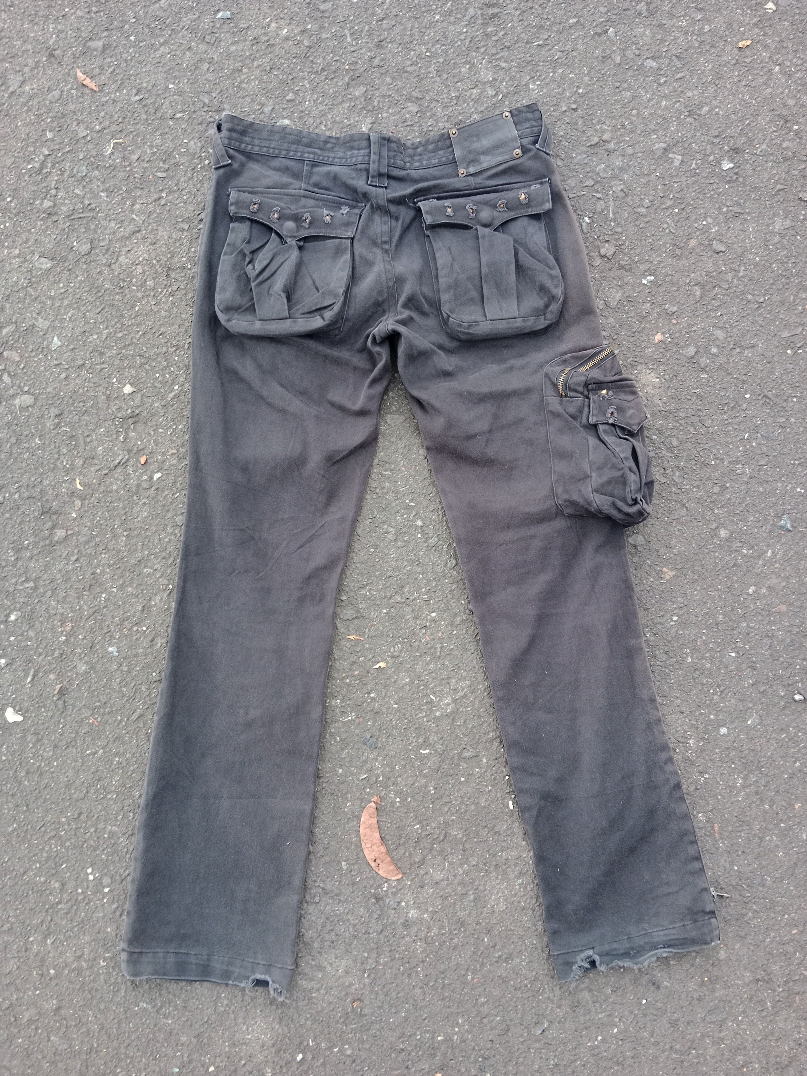 Vintage RARE 🎌🇯🇵 Semantic Design Sunfaded 3D Pockets Cargo Size US 32 / EU 48 - 2 Thumbnail