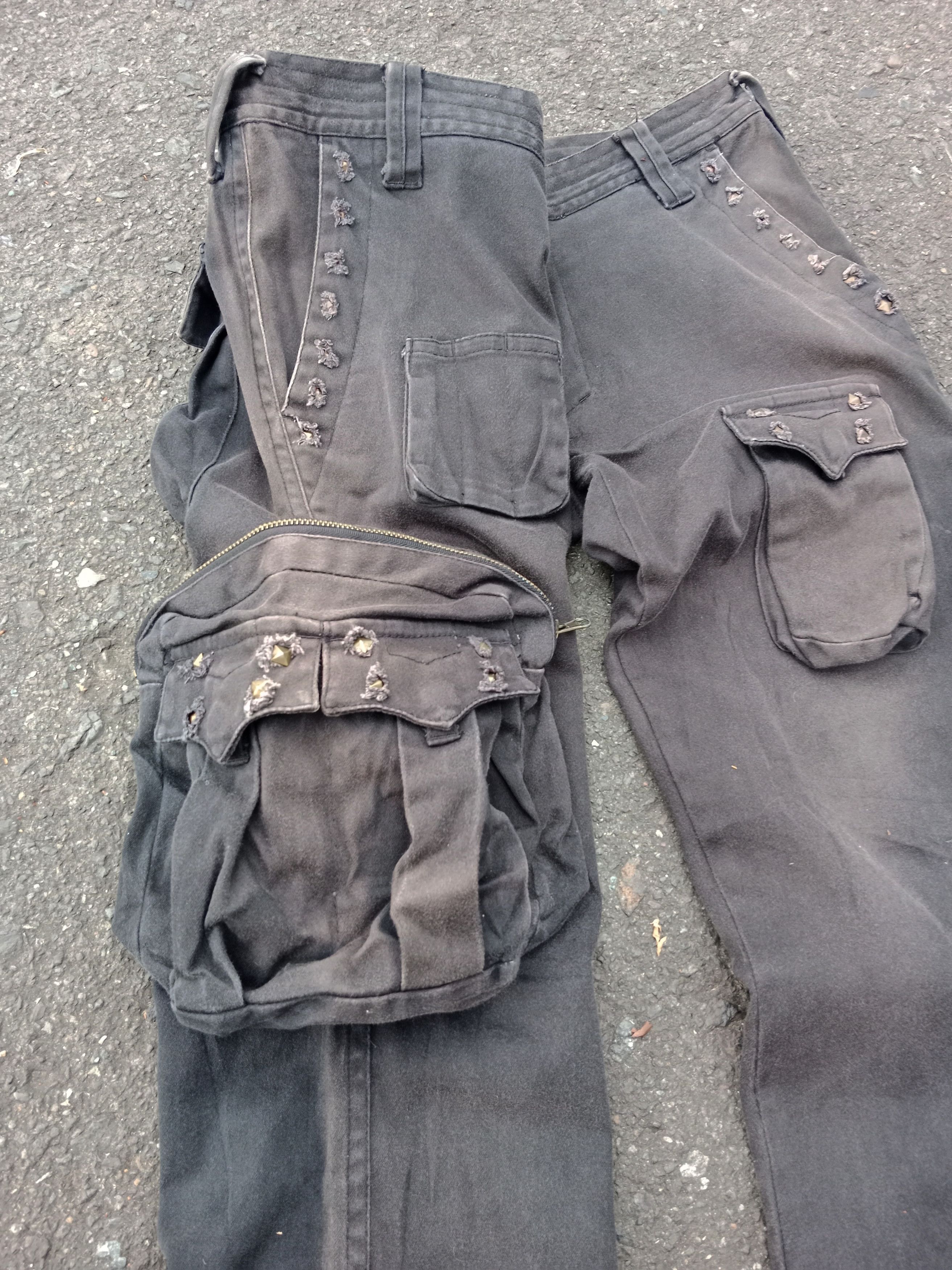 Vintage RARE 🎌🇯🇵 Semantic Design Sunfaded 3D Pockets Cargo Size US 32 / EU 48 - 9 Thumbnail
