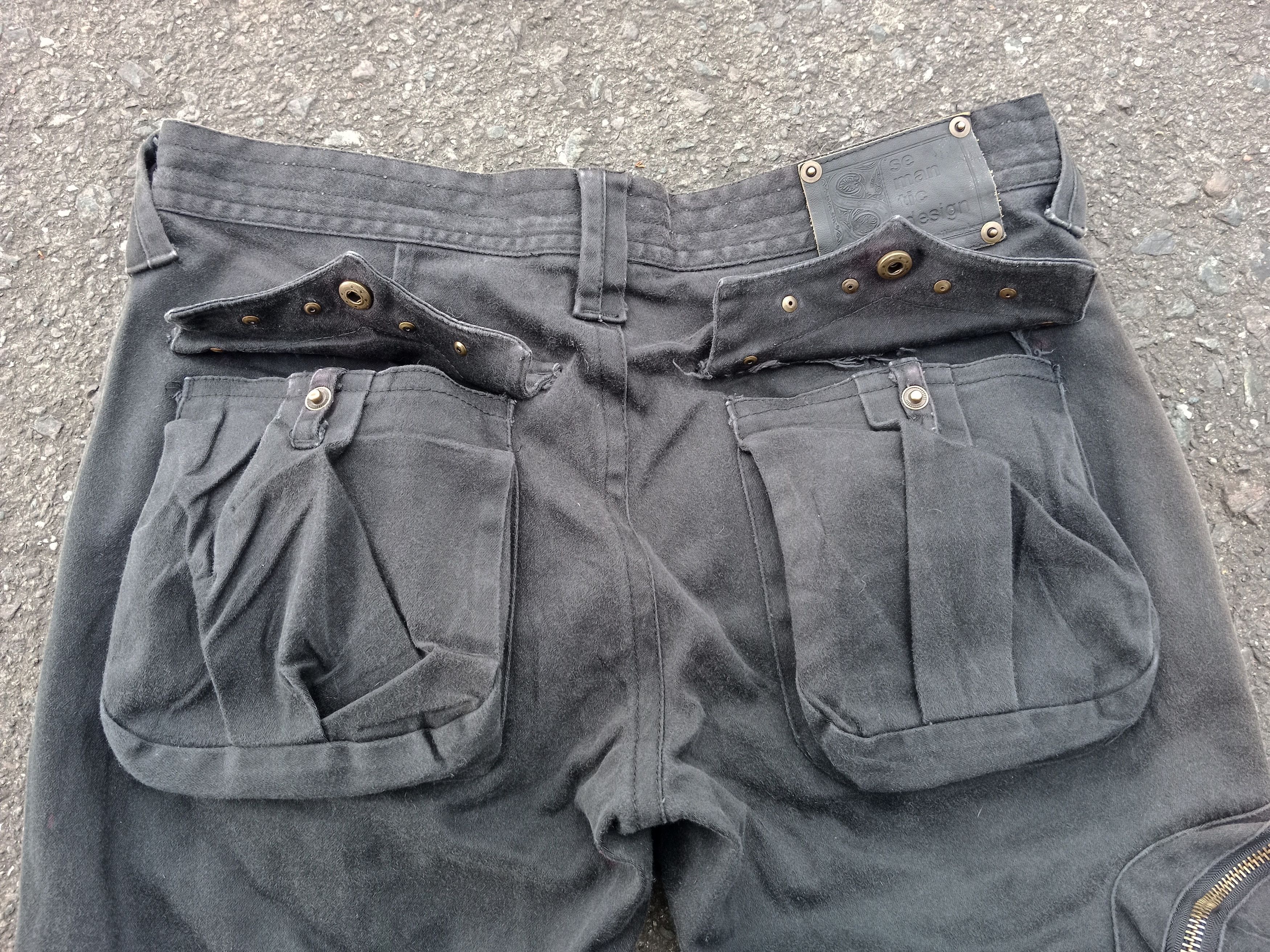 Vintage RARE 🎌🇯🇵 Semantic Design Sunfaded 3D Pockets Cargo Size US 32 / EU 48 - 10 Thumbnail