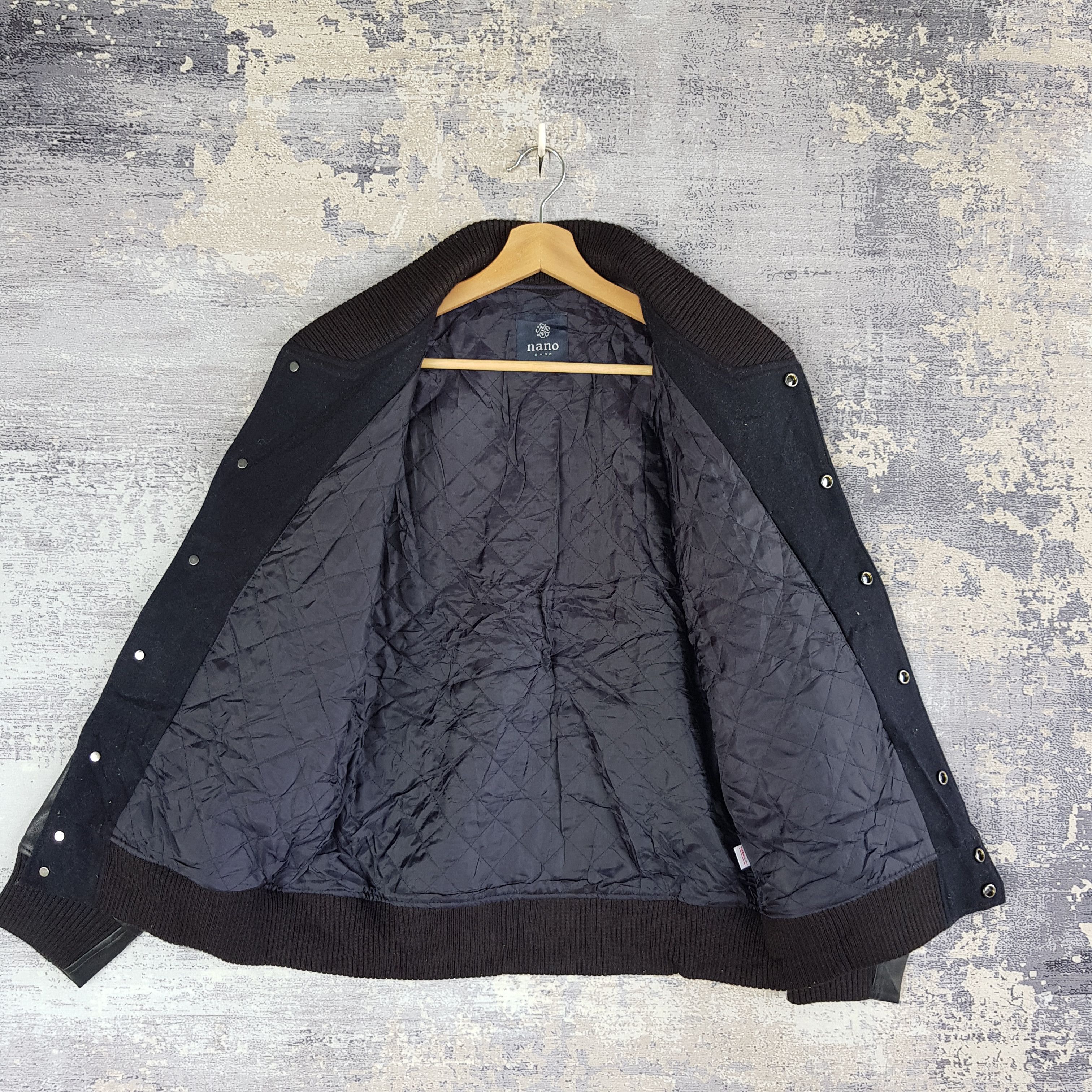 Japanese Brand × Vintage Vintage Japanese Varsity Jacket Leather Jacket Wool Jacket Size US M / EU 48-50 / 2 - 4 Thumbnail