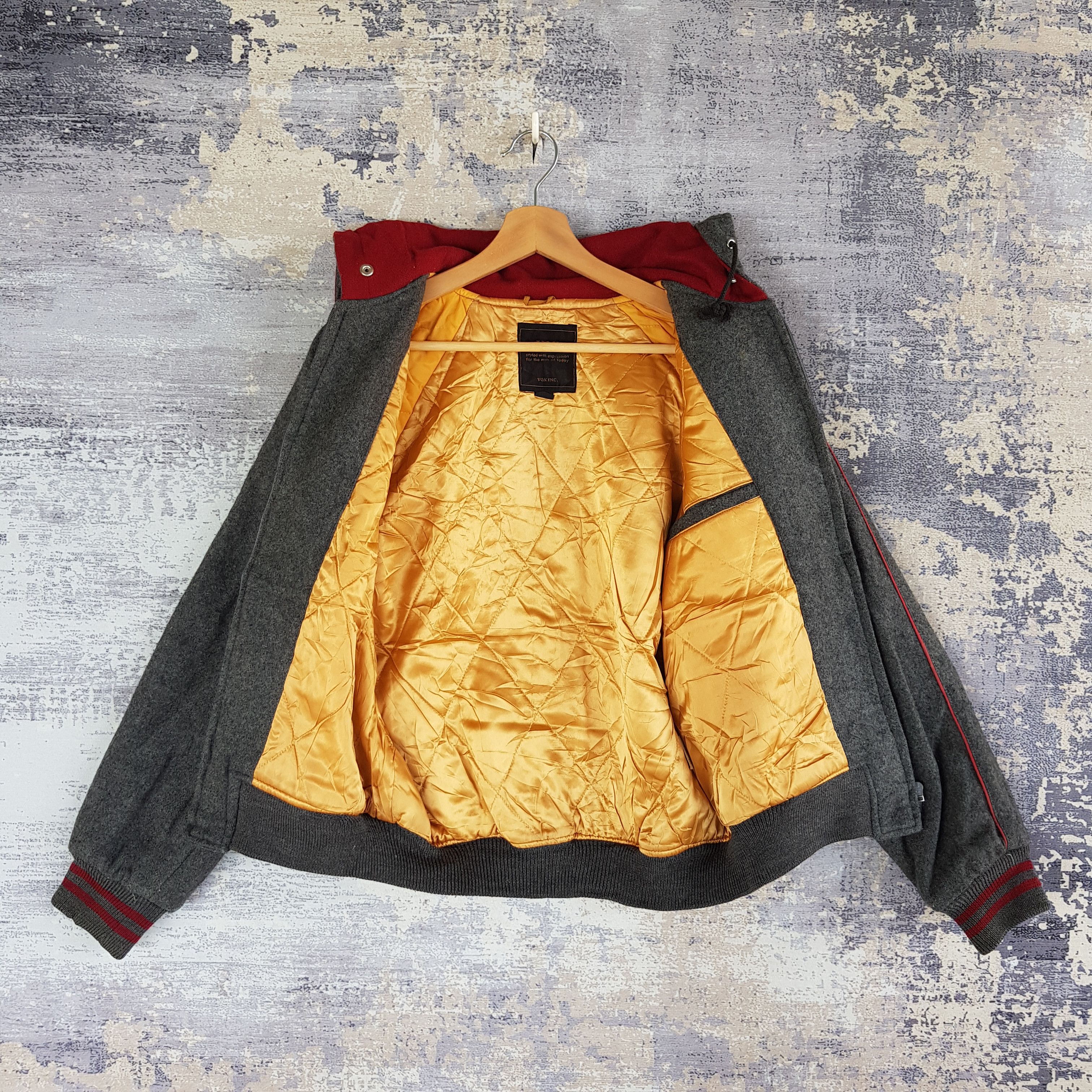 Japanese Brand × Vintage Vintage VOX Varsity Jacket Letterman Hoodie Wool Jacket Size US L / EU 52-54 / 3 - 10 Thumbnail