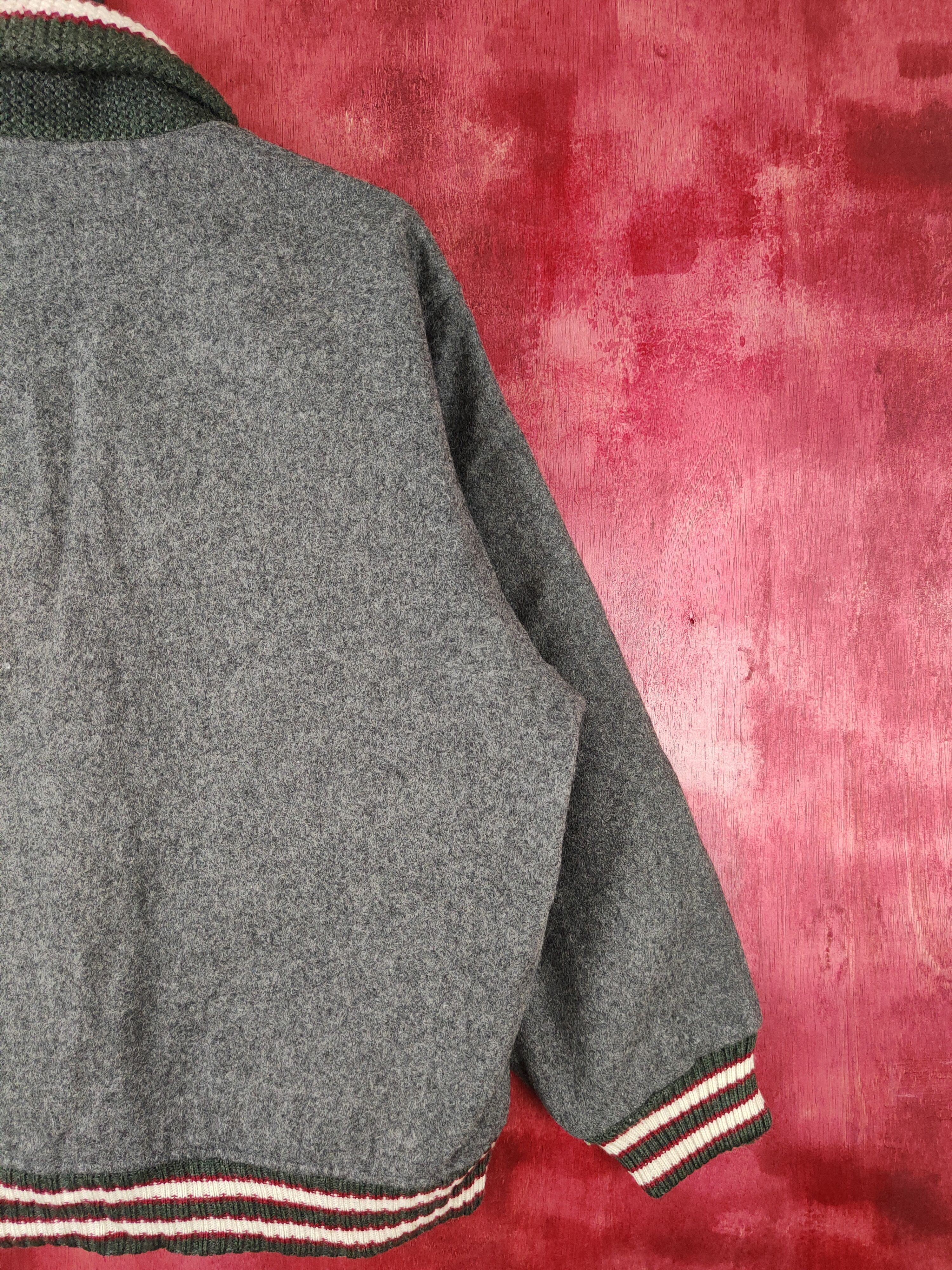 Vintage DL Troy Bros-Offense Club Gray Varsity jacket #5181 Size US M / EU 48-50 / 2 - 10 Thumbnail