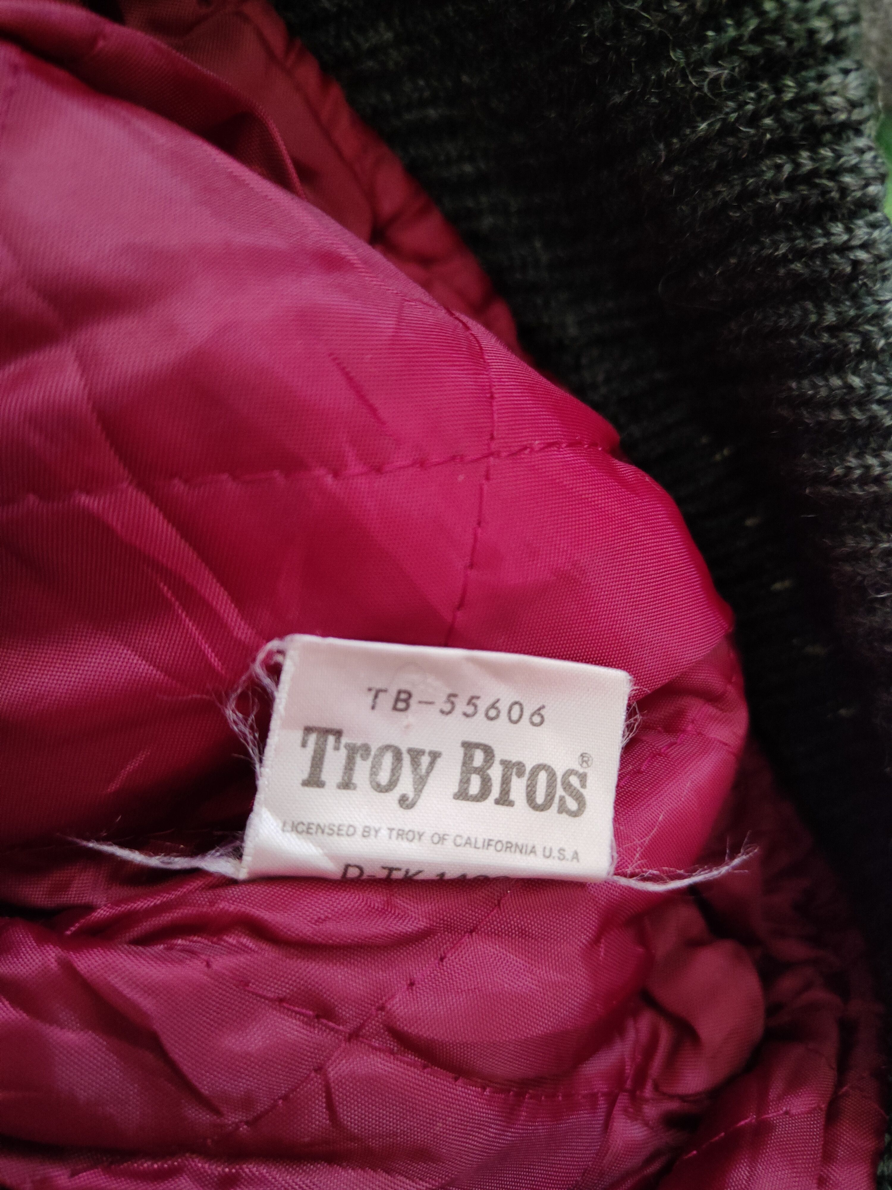Vintage DL Troy Bros-Offense Club Gray Varsity jacket #5181 Size US M / EU 48-50 / 2 - 12 Thumbnail