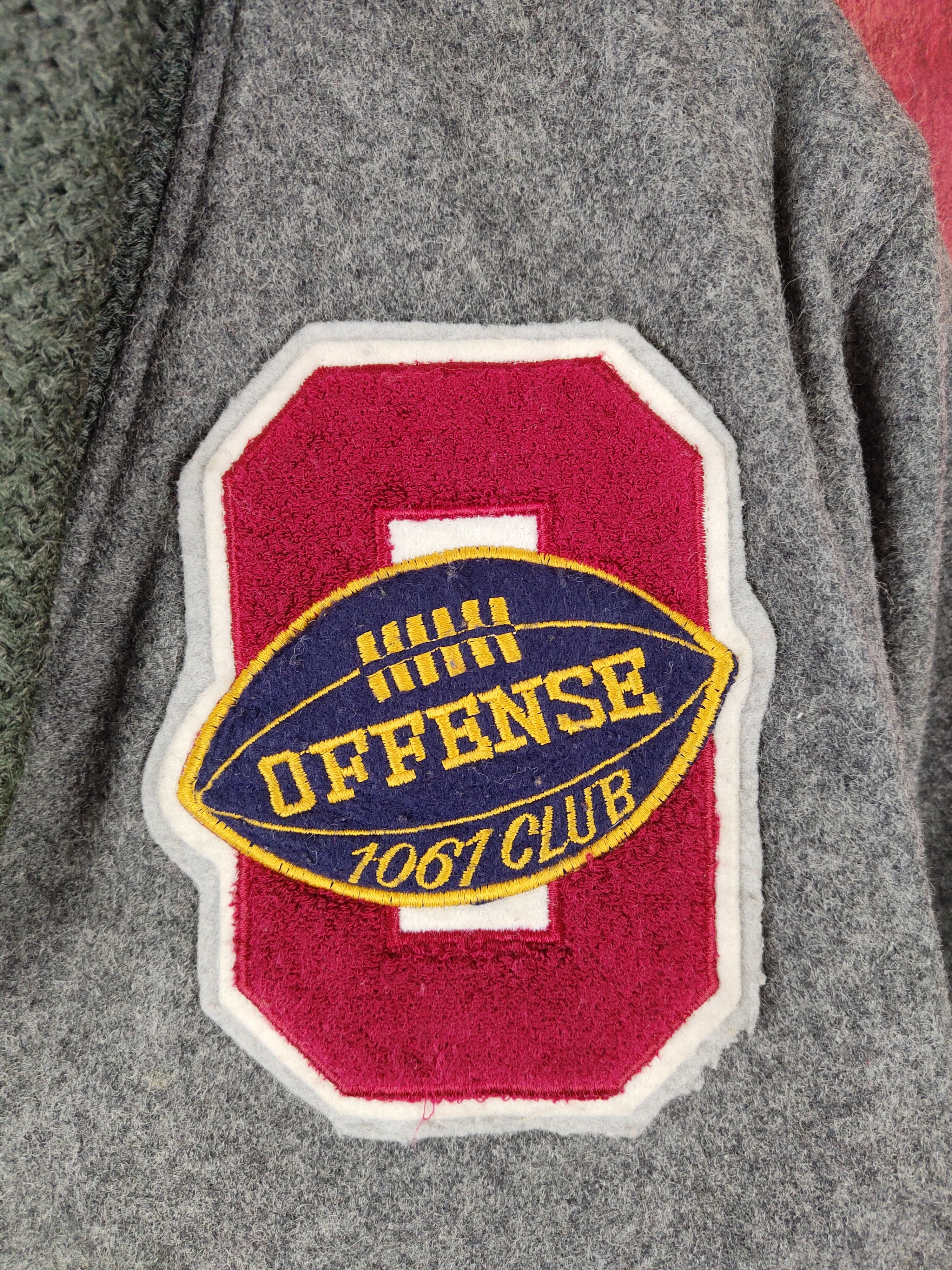 Vintage DL Troy Bros-Offense Club Gray Varsity jacket #5181 Size US M / EU 48-50 / 2 - 5 Thumbnail