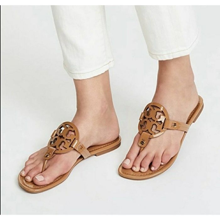 Vintage vachetta tory burch clearance sandals