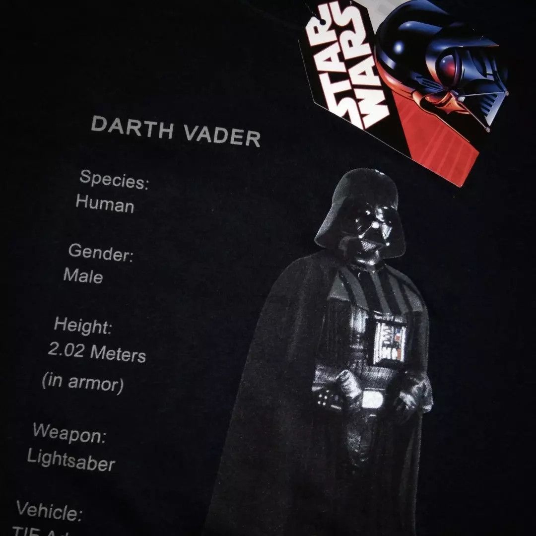 Star Wars Deadstock NOS VTG Star Wars Darth Vader tshirt Size US S / EU 44-46 / 1 - 1 Thumbnail