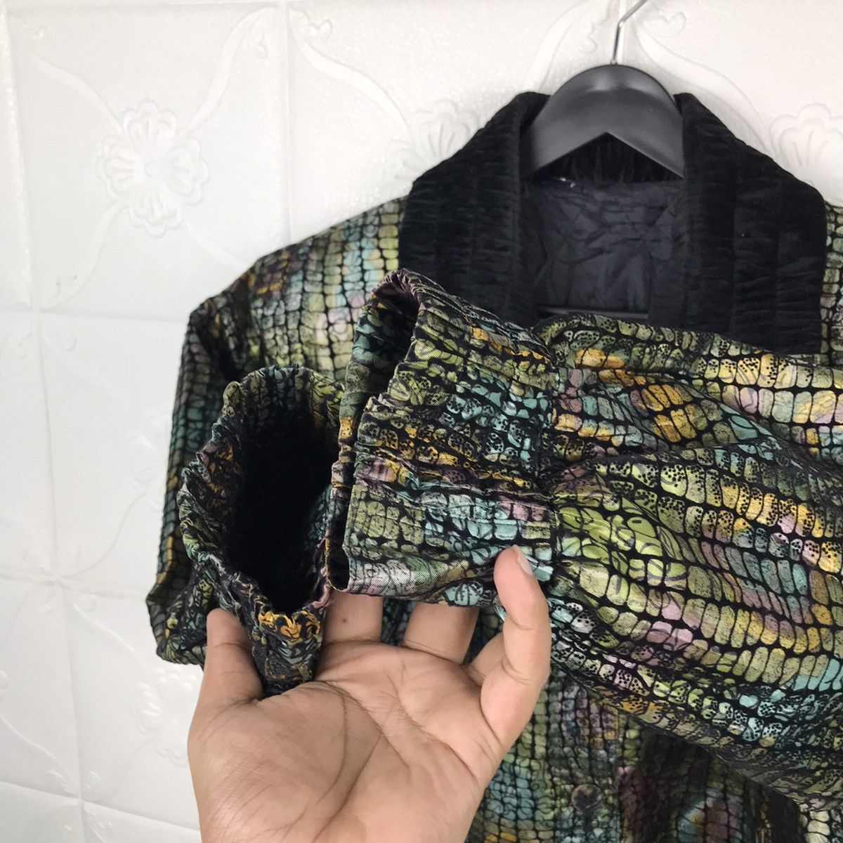 Designer × Japanese Brand × Vintage Vintage Japanese Elegance Fashion Rainbow Light Jacket Size M / US 6-8 / IT 42-44 - 5 Thumbnail