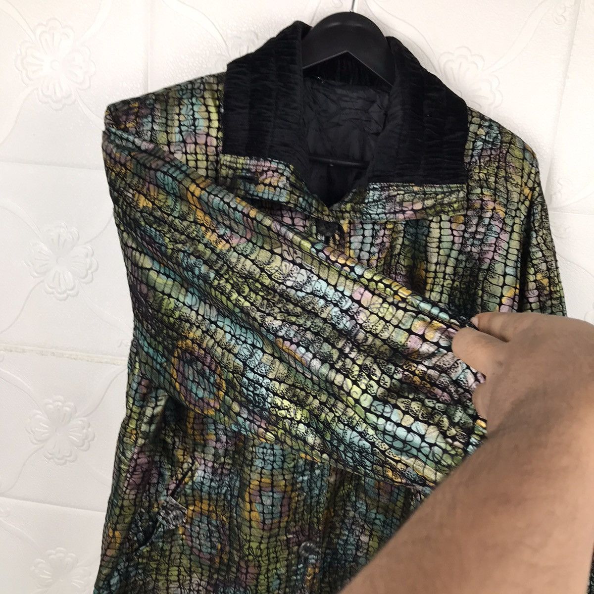 Designer × Japanese Brand × Vintage Vintage Japanese Elegance Fashion Rainbow Light Jacket Size M / US 6-8 / IT 42-44 - 4 Thumbnail