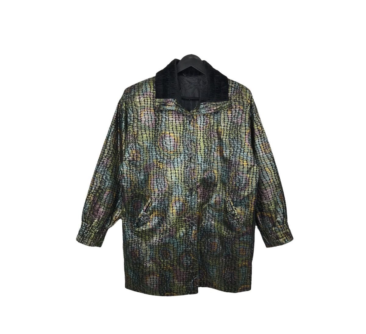 Designer × Japanese Brand × Vintage Vintage Japanese Elegance Fashion Rainbow Light Jacket Size M / US 6-8 / IT 42-44 - 1 Thumbnail