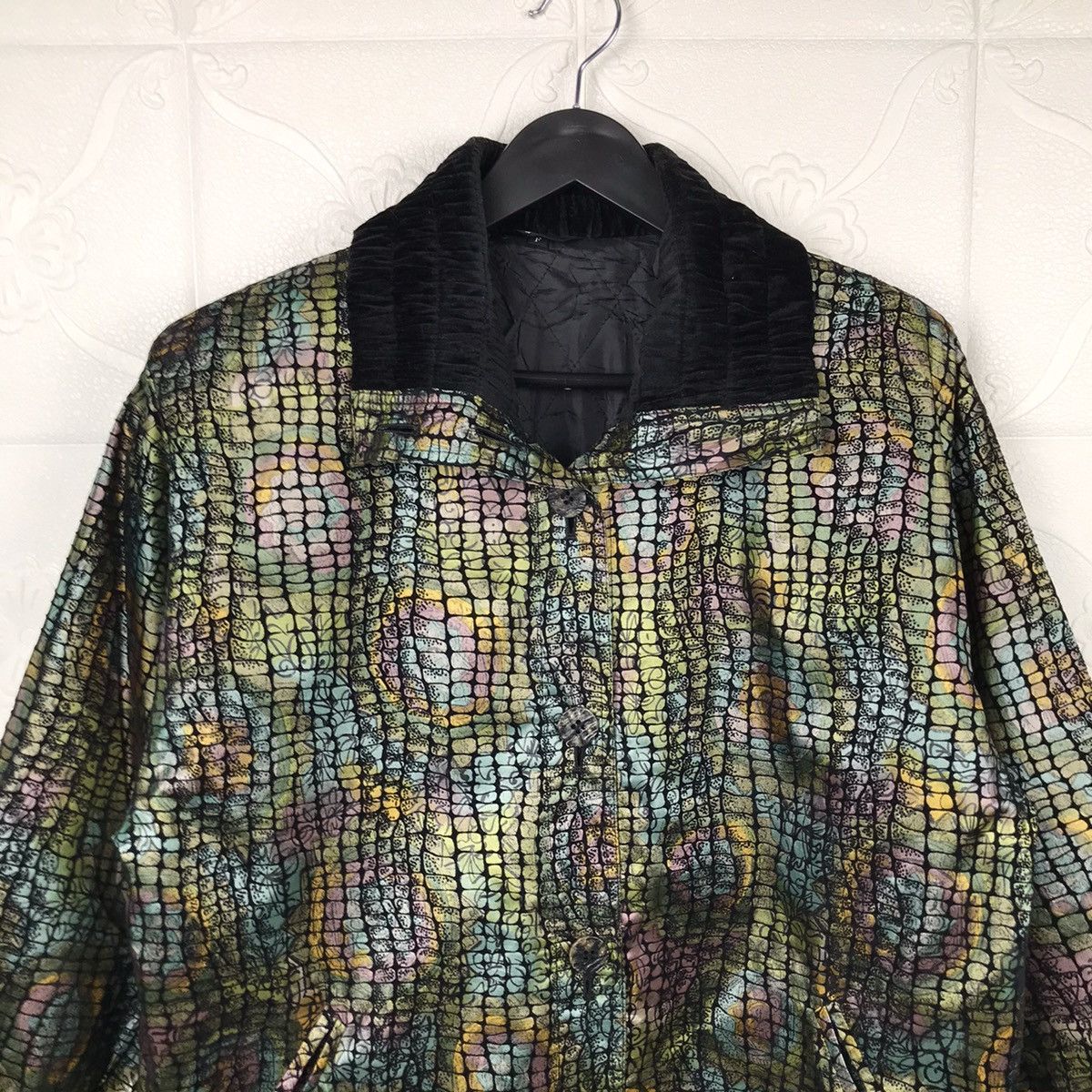 Designer × Japanese Brand × Vintage Vintage Japanese Elegance Fashion Rainbow Light Jacket Size M / US 6-8 / IT 42-44 - 2 Thumbnail