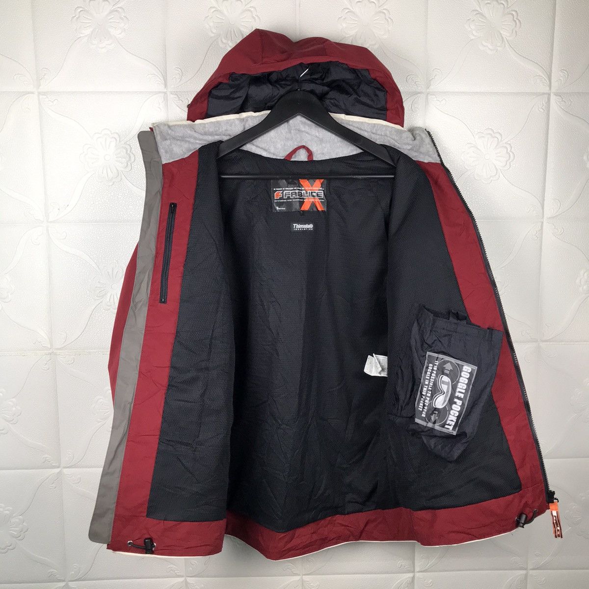 Japanese Brand × Vintage Vintage 90s Fablice Thinsulate Insulation Hooded Jacket Size US L / EU 52-54 / 3 - 8 Thumbnail