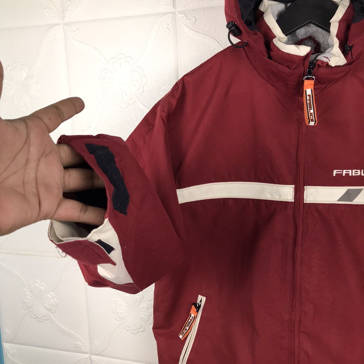 Japanese Brand × Vintage Vintage 90s Fablice Thinsulate Insulation Hooded Jacket Size US L / EU 52-54 / 3 - 5 Thumbnail