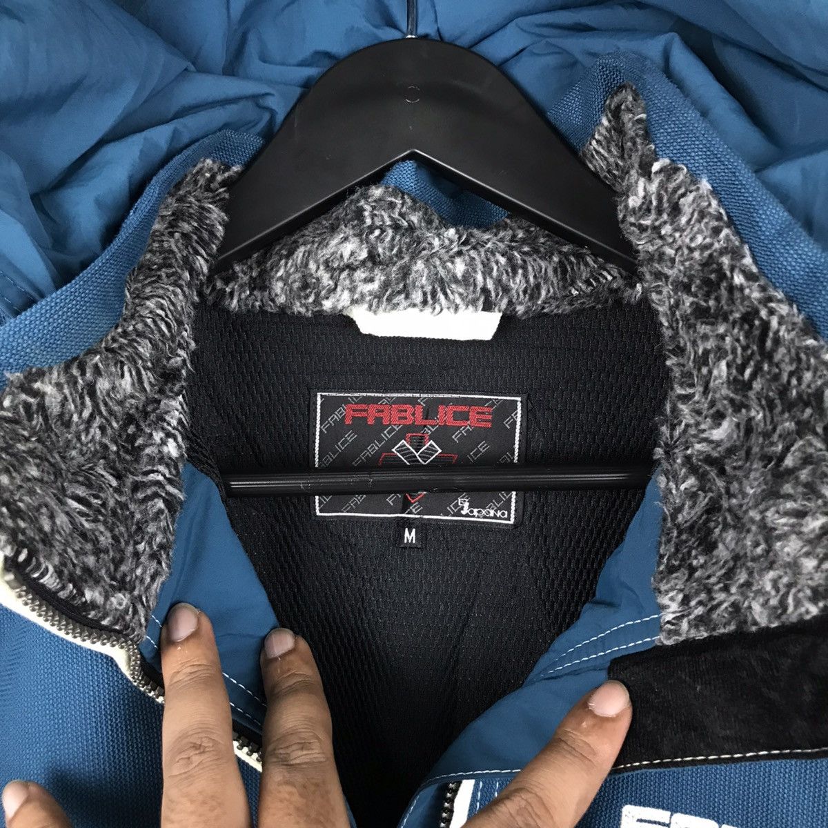 Japanese Brand × Vintage Vintage 90s Fablice Thinsulate Compoud System Hooded Jacket Size US L / EU 52-54 / 3 - 10 Thumbnail