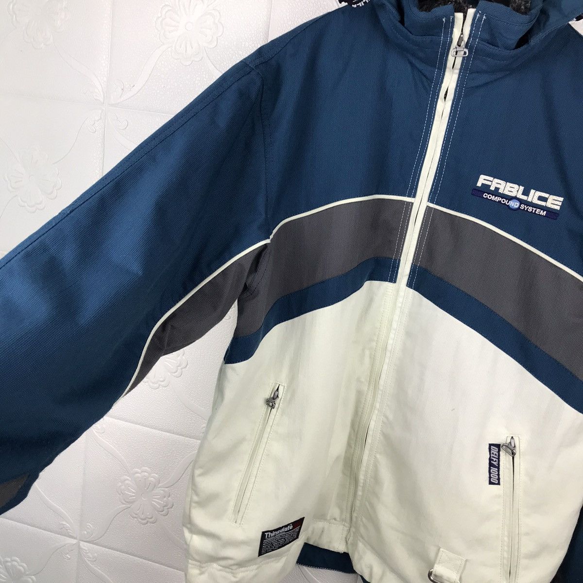 Japanese Brand × Vintage Vintage 90s Fablice Thinsulate Compoud System Hooded Jacket Size US L / EU 52-54 / 3 - 6 Thumbnail