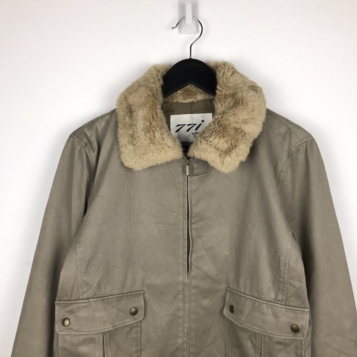 Japanese Brand × Junko Shimada × Vintage Vintage Japanese 77 i Junko Shimada Faux Sherpa Jacket Size S / US 4 / IT 40 - 2 Thumbnail