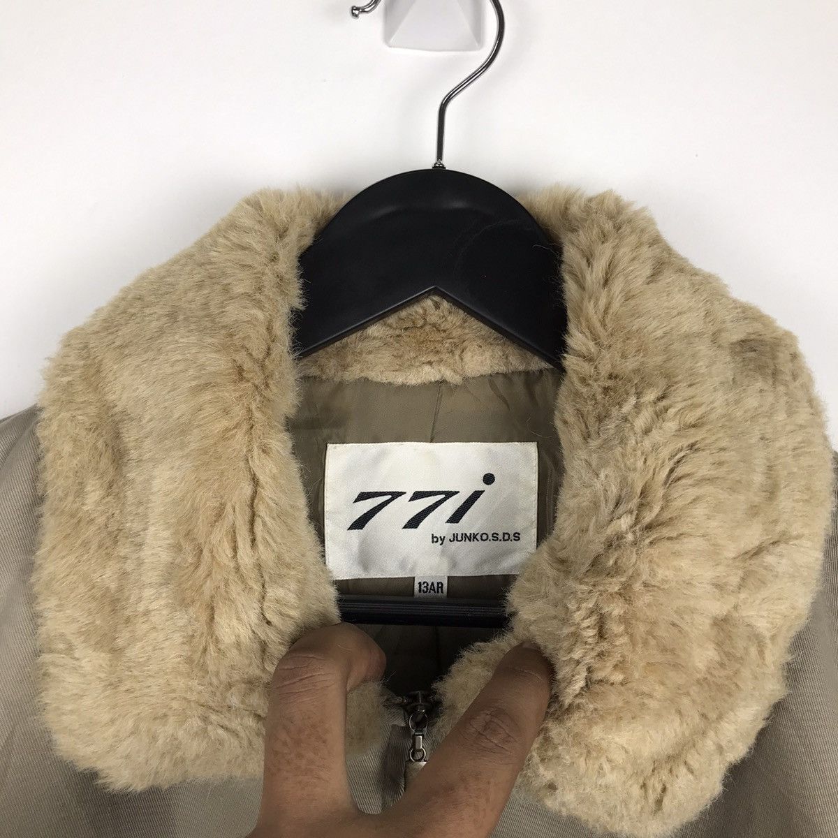 Japanese Brand × Junko Shimada × Vintage Vintage Japanese 77 i Junko Shimada Faux Sherpa Jacket Size S / US 4 / IT 40 - 4 Thumbnail