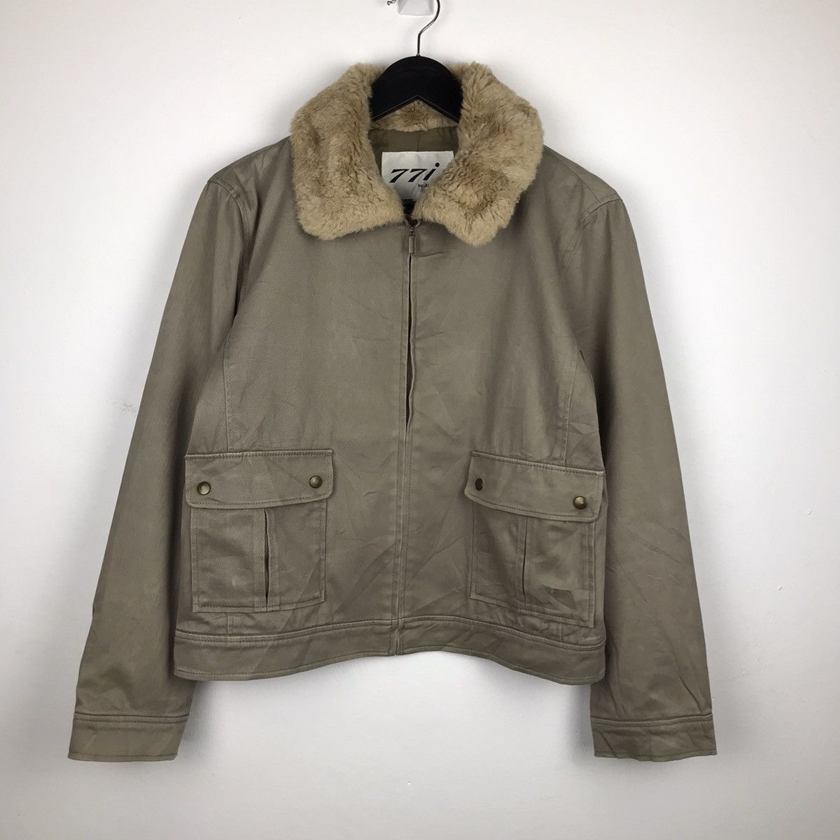 Japanese Brand × Junko Shimada × Vintage Vintage Japanese 77 i Junko Shimada Faux Sherpa Jacket Size S / US 4 / IT 40 - 1 Thumbnail